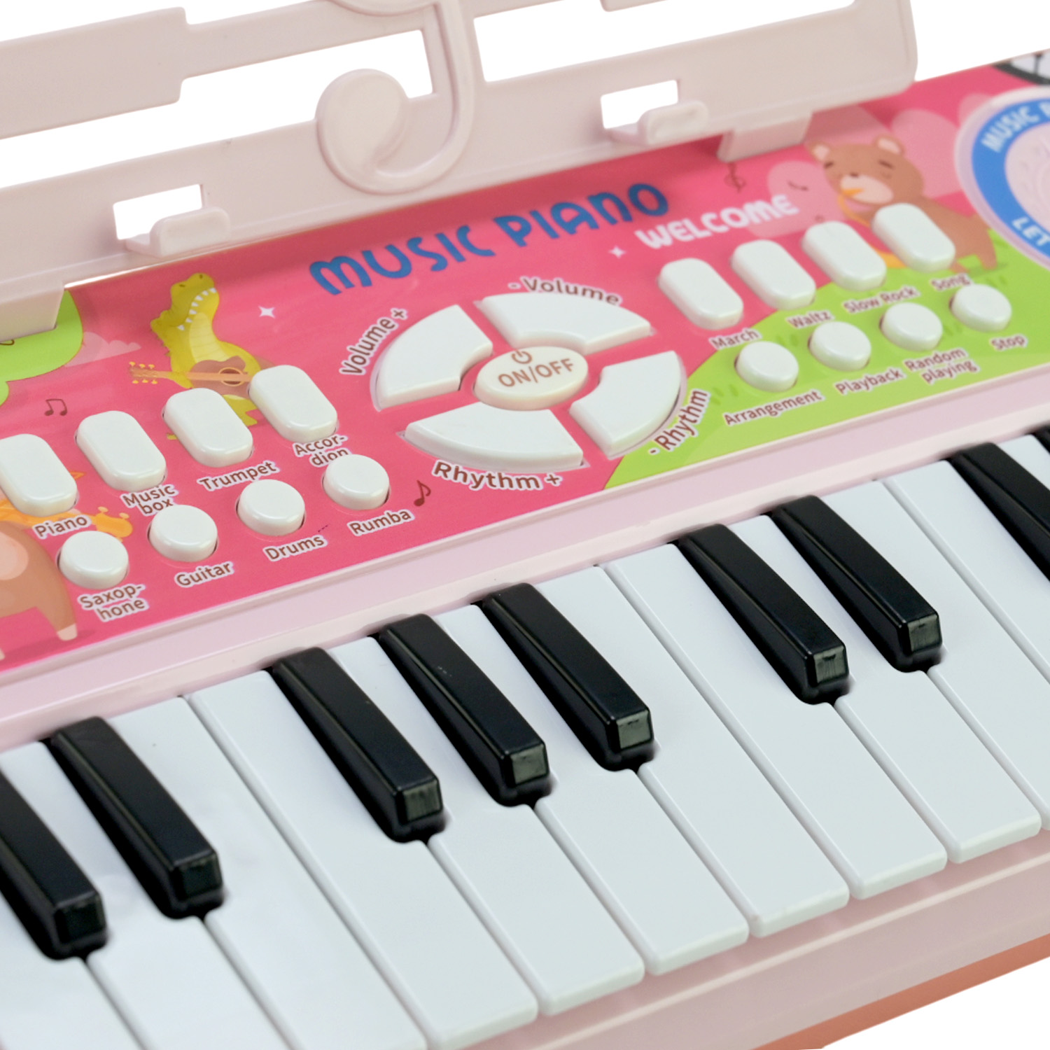 Піаніно арт. 668-09 (36шт/2) з мікрофоном, на ніжках, USB, р-р 29,8*13,5*13см, короб. 47,3*6,1*20,9см