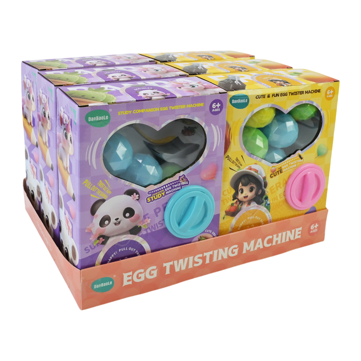 Скринька сюрпризів арт. K34 (54шт/3)2 види мікс,6 таємничих сюрпризів, р-р 18*7*26 см, 6 шт бокс короб. 35,5*22,8*23,3 см.