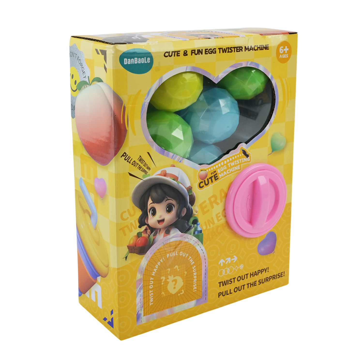 Скринька сюрпризів арт. K34 (54шт/3)2 види мікс,6 таємничих сюрпризів, р-р 18*7*26 см, 6 шт бокс короб. 35,5*22,8*23,3 см.