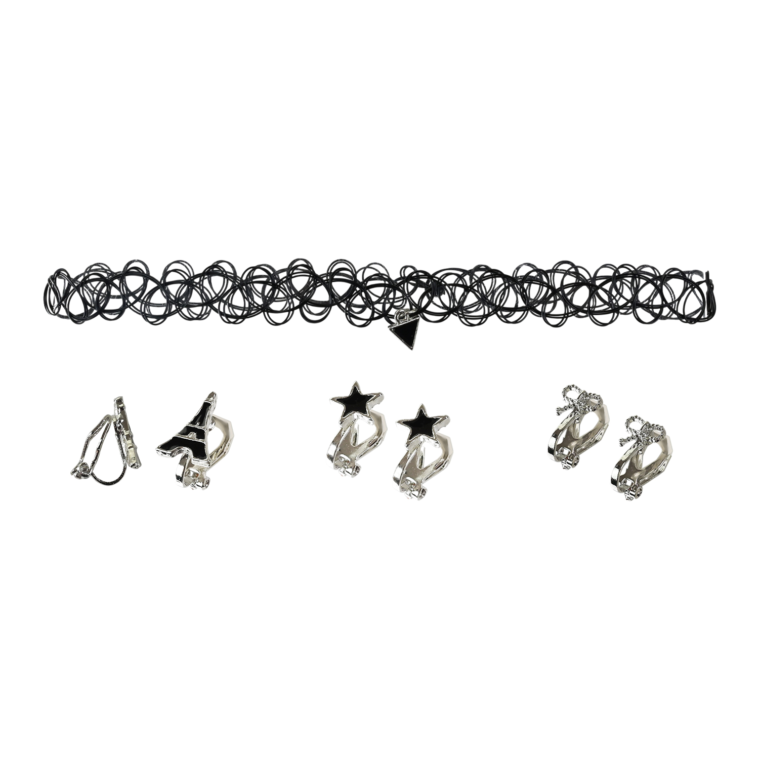 Набір аксесуари для дівчат арт. B4355 (120шт) 3 види, сережки пакет 10*7см