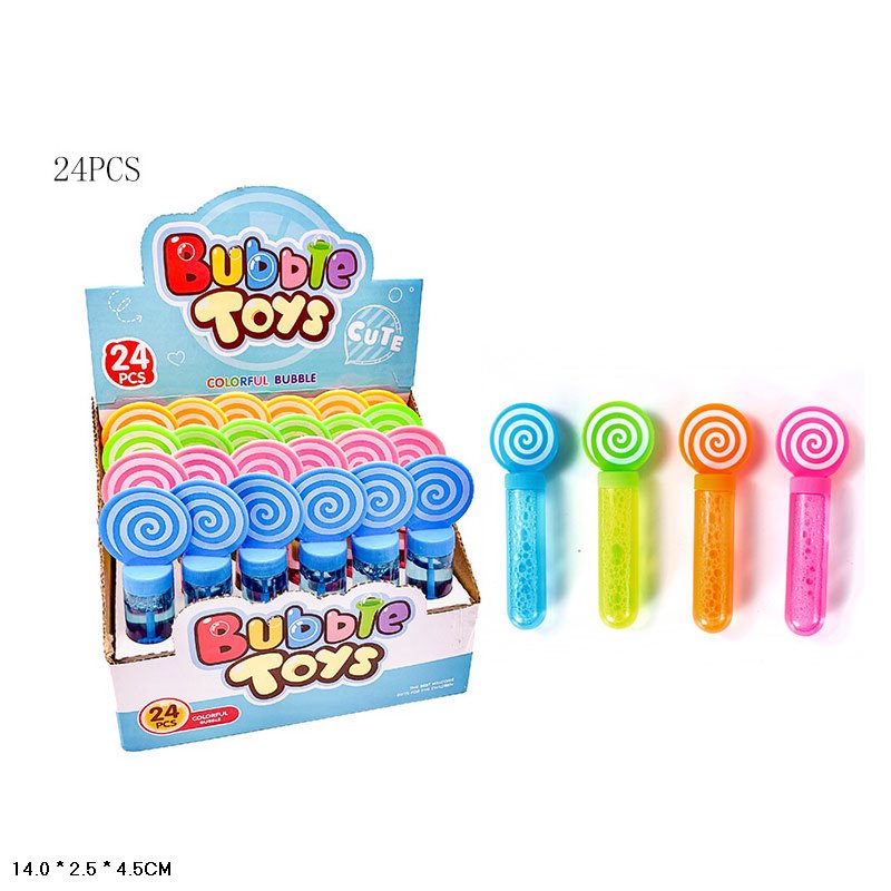 Мильні бульбашки арт. 6028 (432шт)  Морозиво 14 см,18уп по24 шт у дісплеї