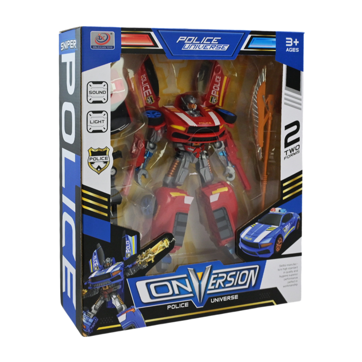 Трансформер арт.388-5 (36шт/2) 2 кольори,короб 32*27,5*7,5см