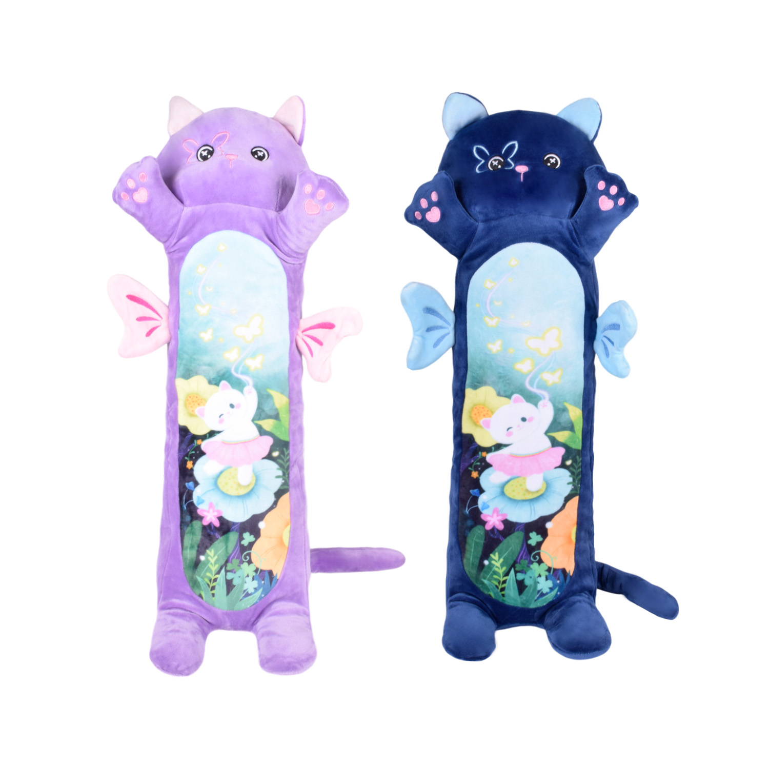 М'яка іграшка арт. HKF2201 (40шт) кіт батон 2 кольори 60 см