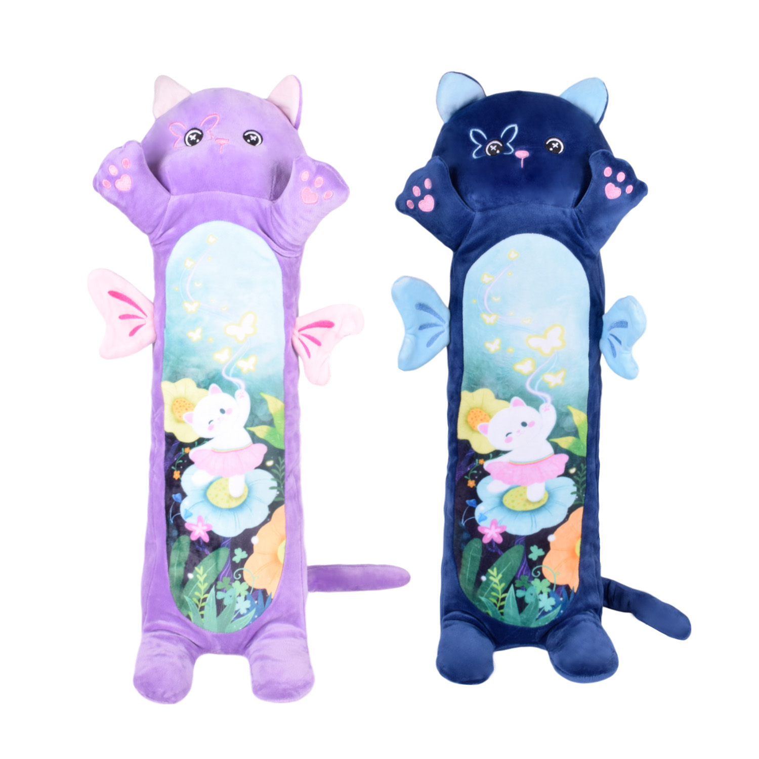 М'яка іграшка арт. HKF2202 (20шт) кіт батон 2 кольори 80 см