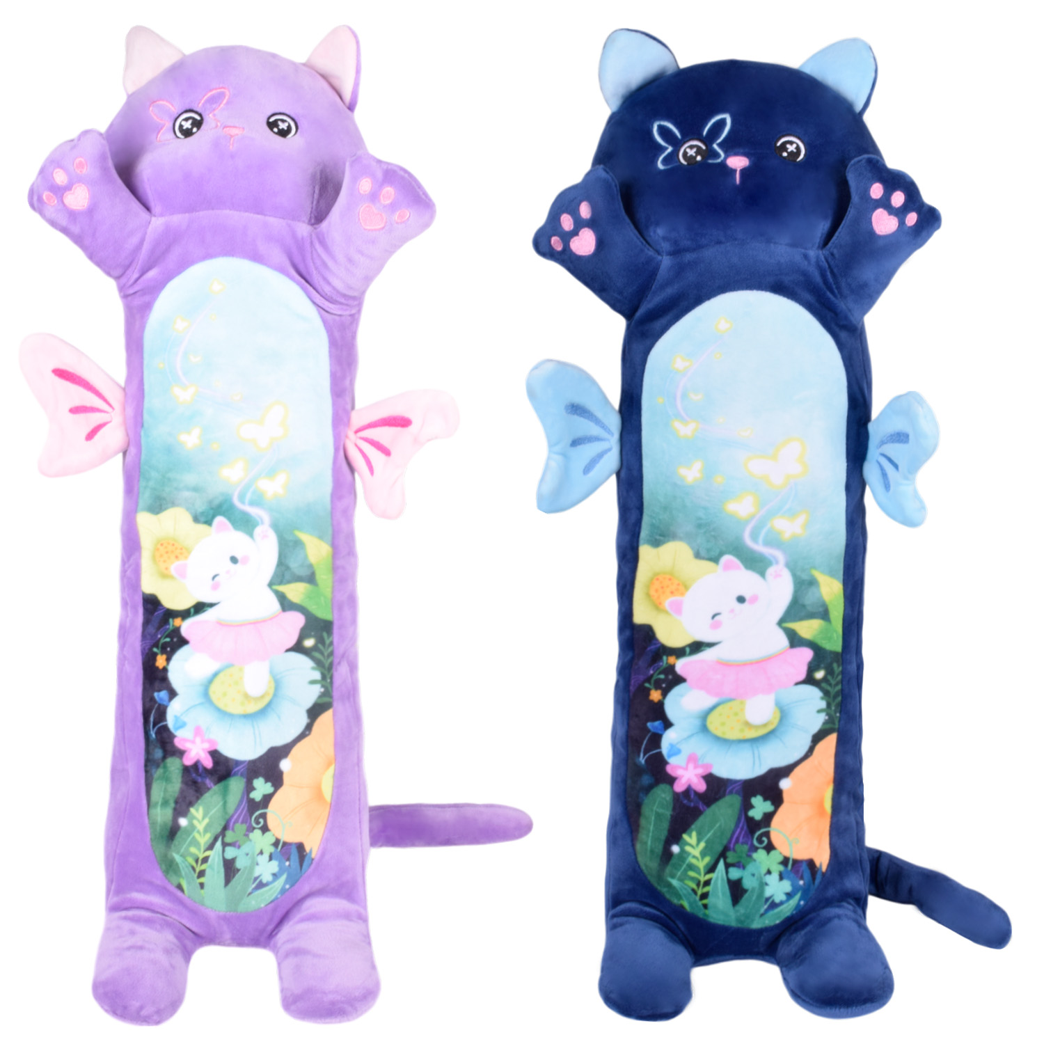 М'яка іграшка арт. HKF2203 (12шт) кіт батон 2 кольори 100 см