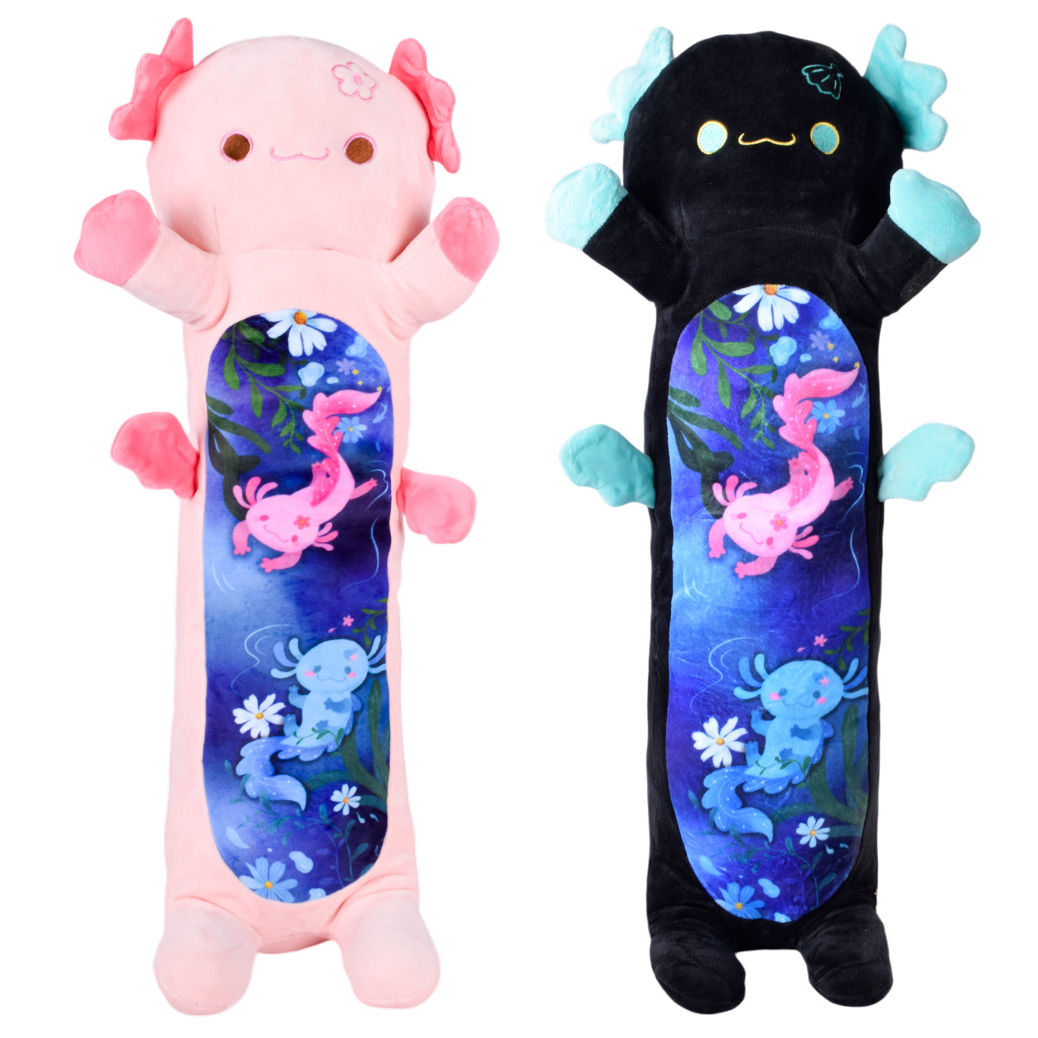 М'яка іграшка арт. HKF2206 (12шт) Аксолотль батон 2 кольори 100 см