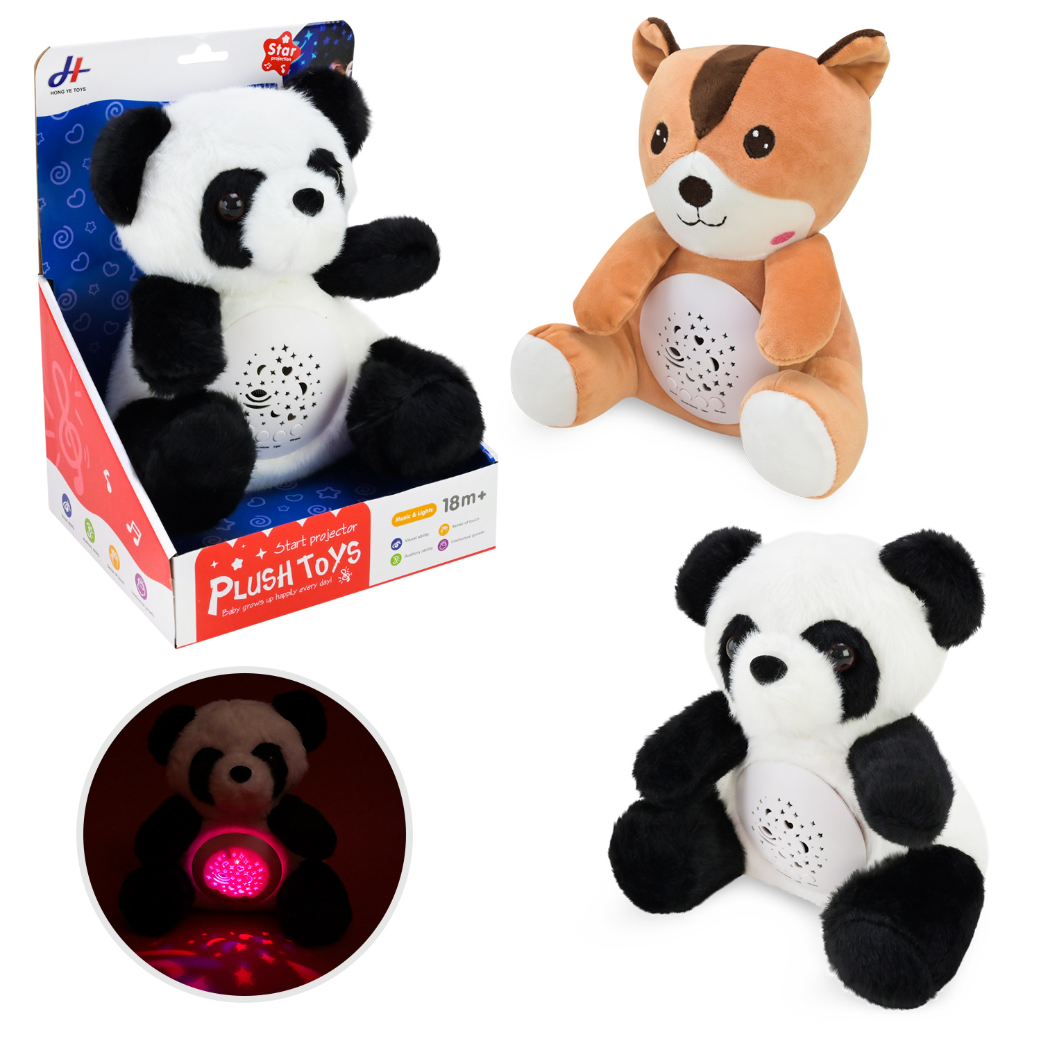 Нічник арт. 678-38/41 (36шт/2) 2 види мікс, проектор зоряне небо,муз., короб. 19*15,5*26см