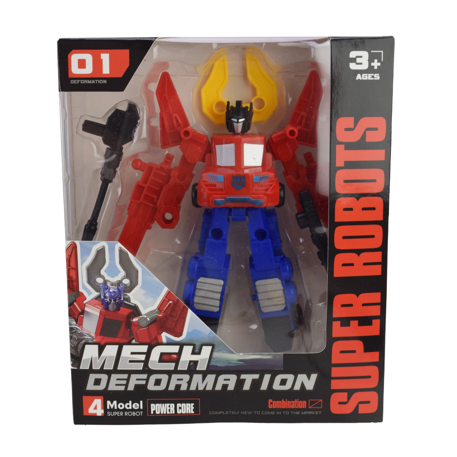 Трансформер арт. SD-176 (120шт/2) 4кольора, короб. 22*5,8*18,1