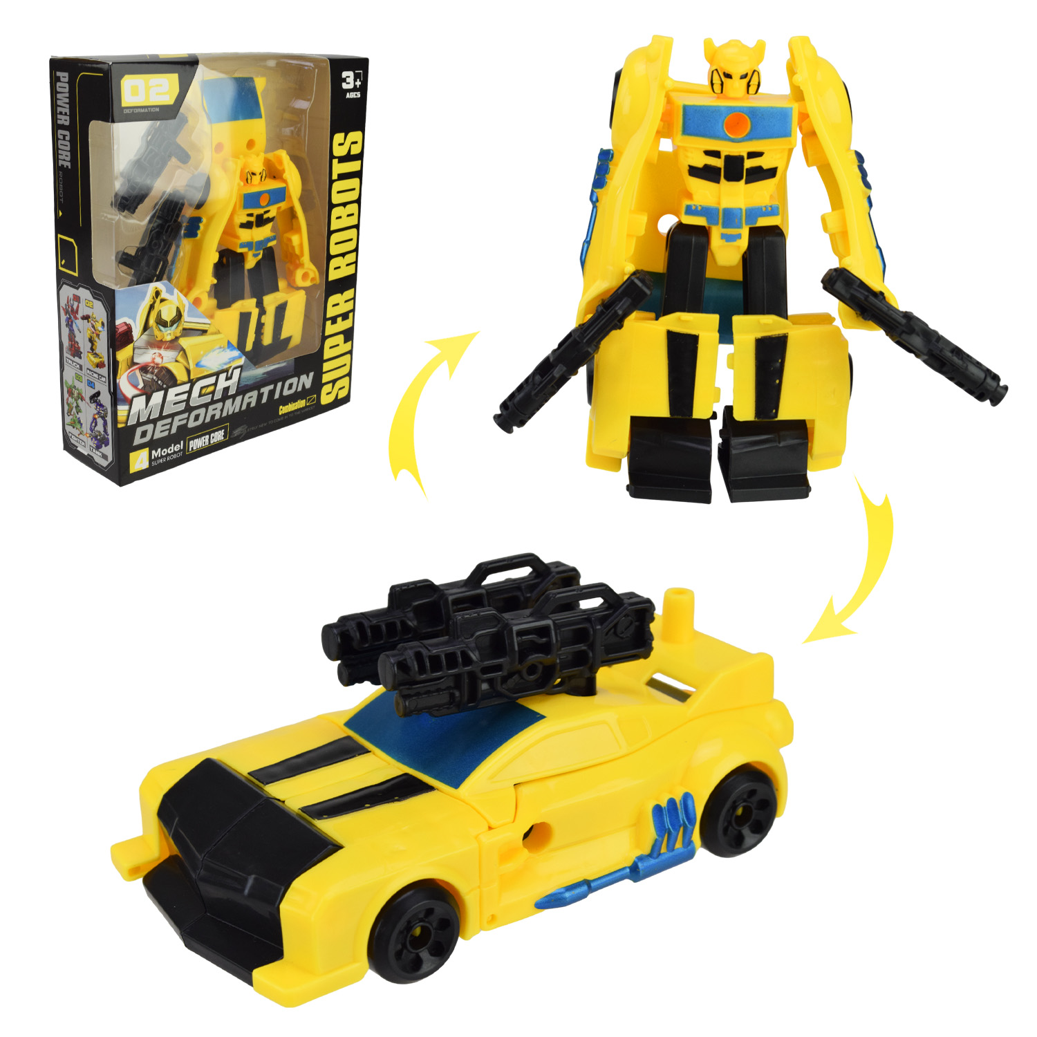 Трансформер арт. SD-176 (120шт/2) 4кольора, короб. 22*5,8*18,1