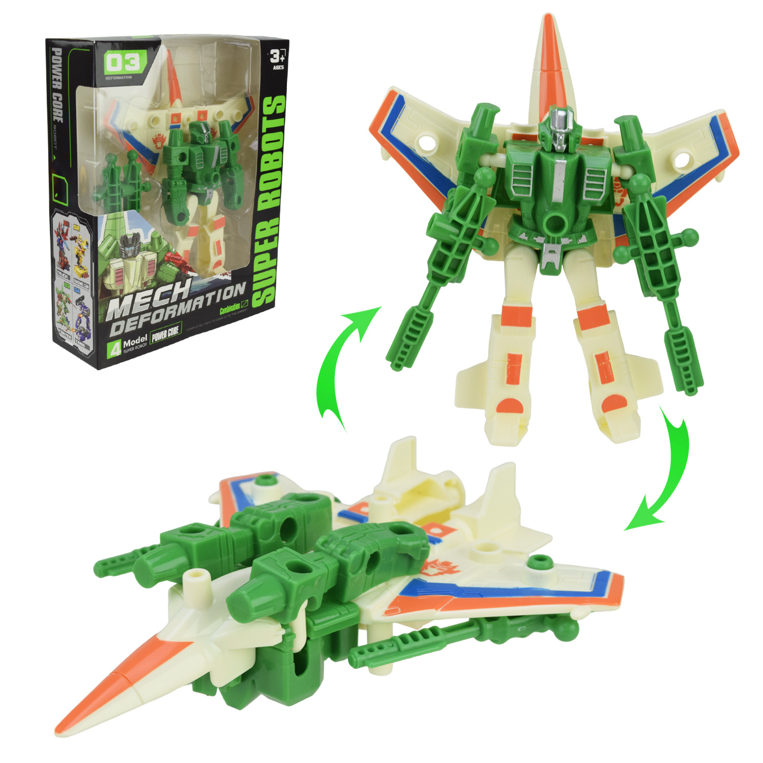 Трансформер арт. SD-176 (120шт/2) 4кольора, короб. 22*5,8*18,1