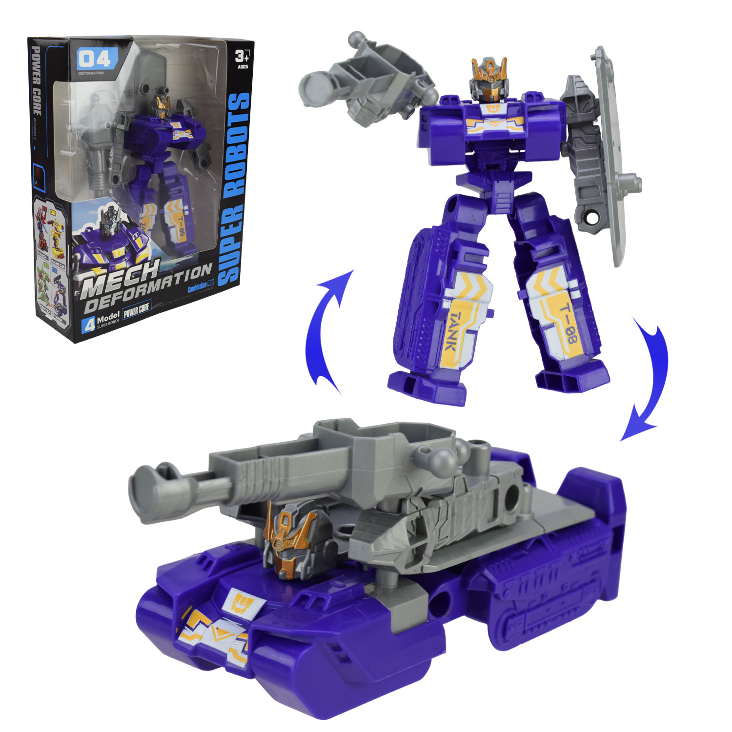 Трансформер арт. SD-176 (120шт/2) 4кольора, короб. 22*5,8*18,1