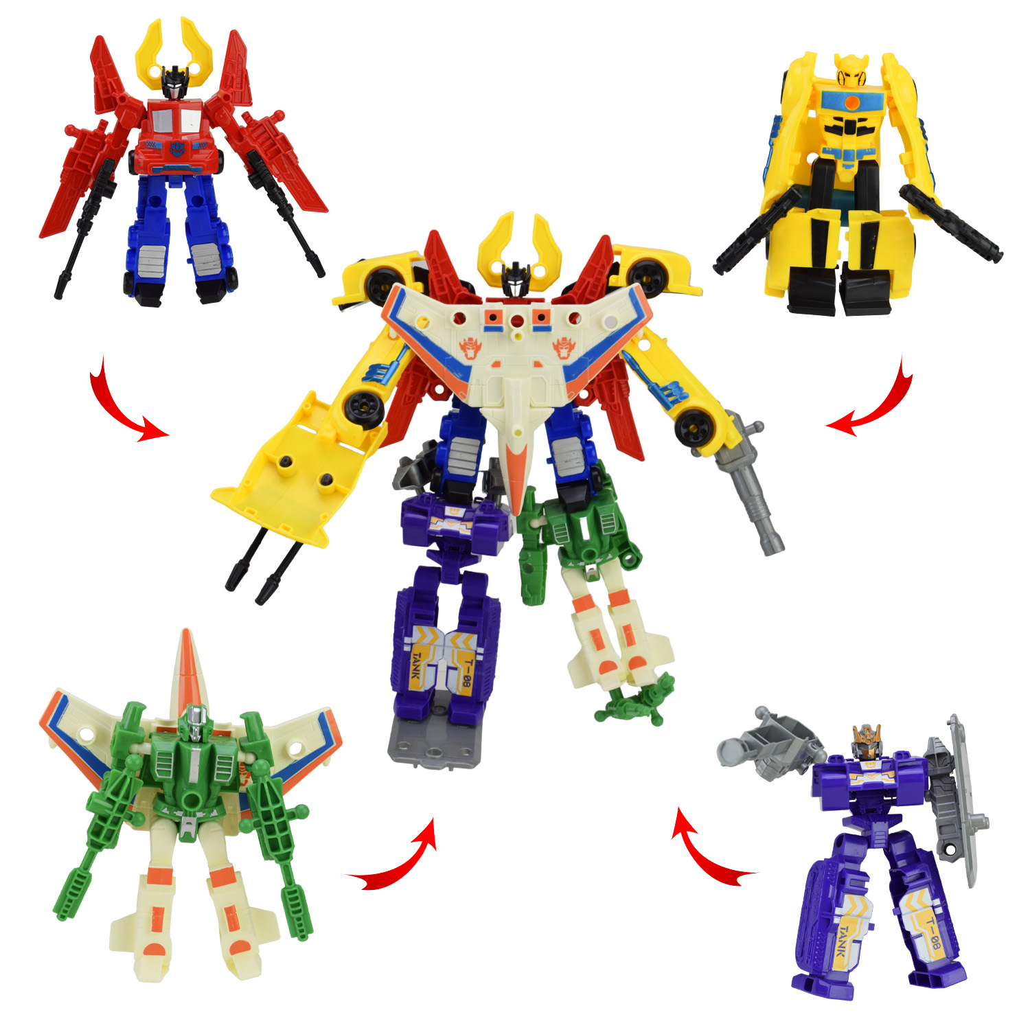 Трансформер арт. SD-176 (120шт/2) 4кольора, короб. 22*5,8*18,1