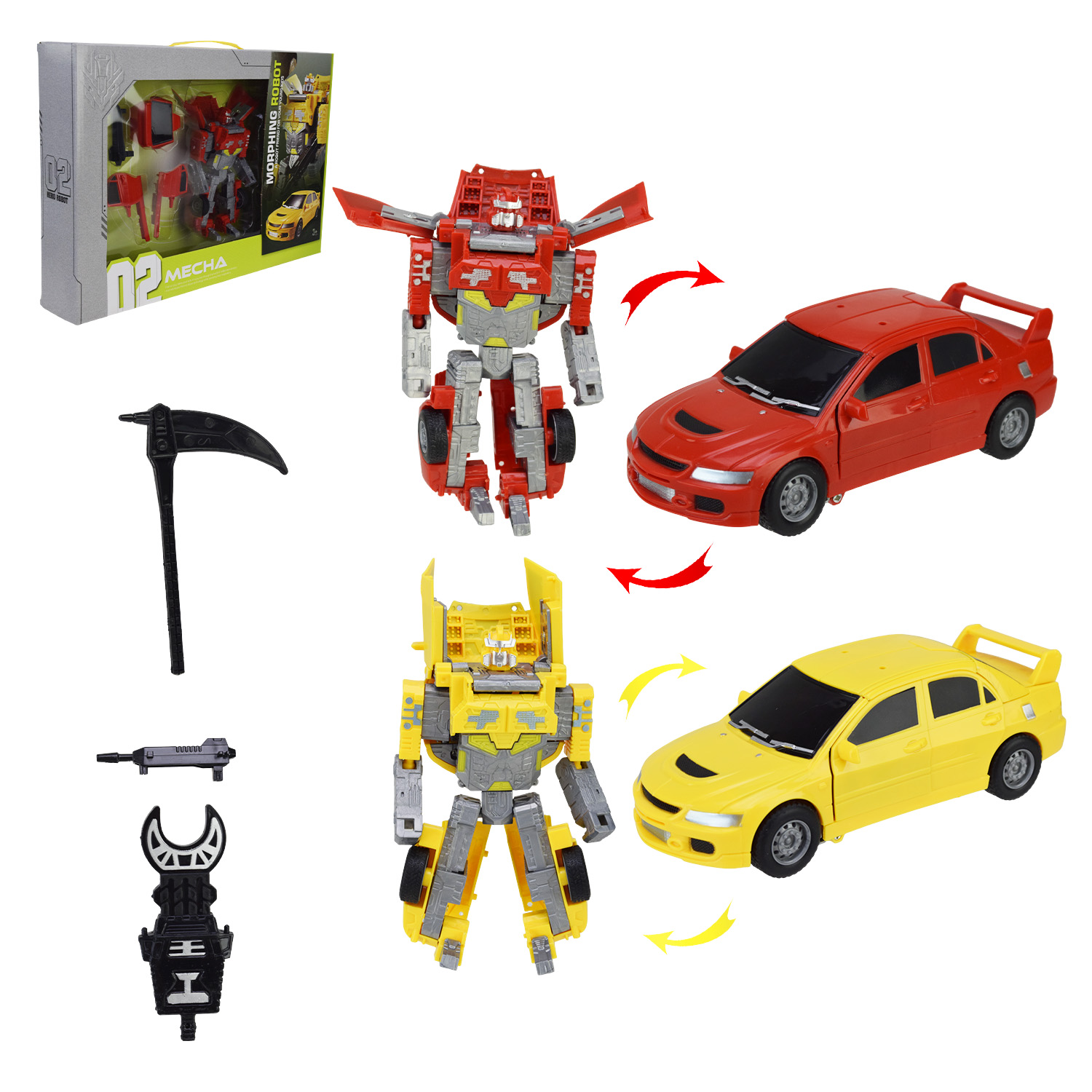 Трансформер арт. A5563-26 (36шт/2)   2кольора,  38,5*26,5*6,5