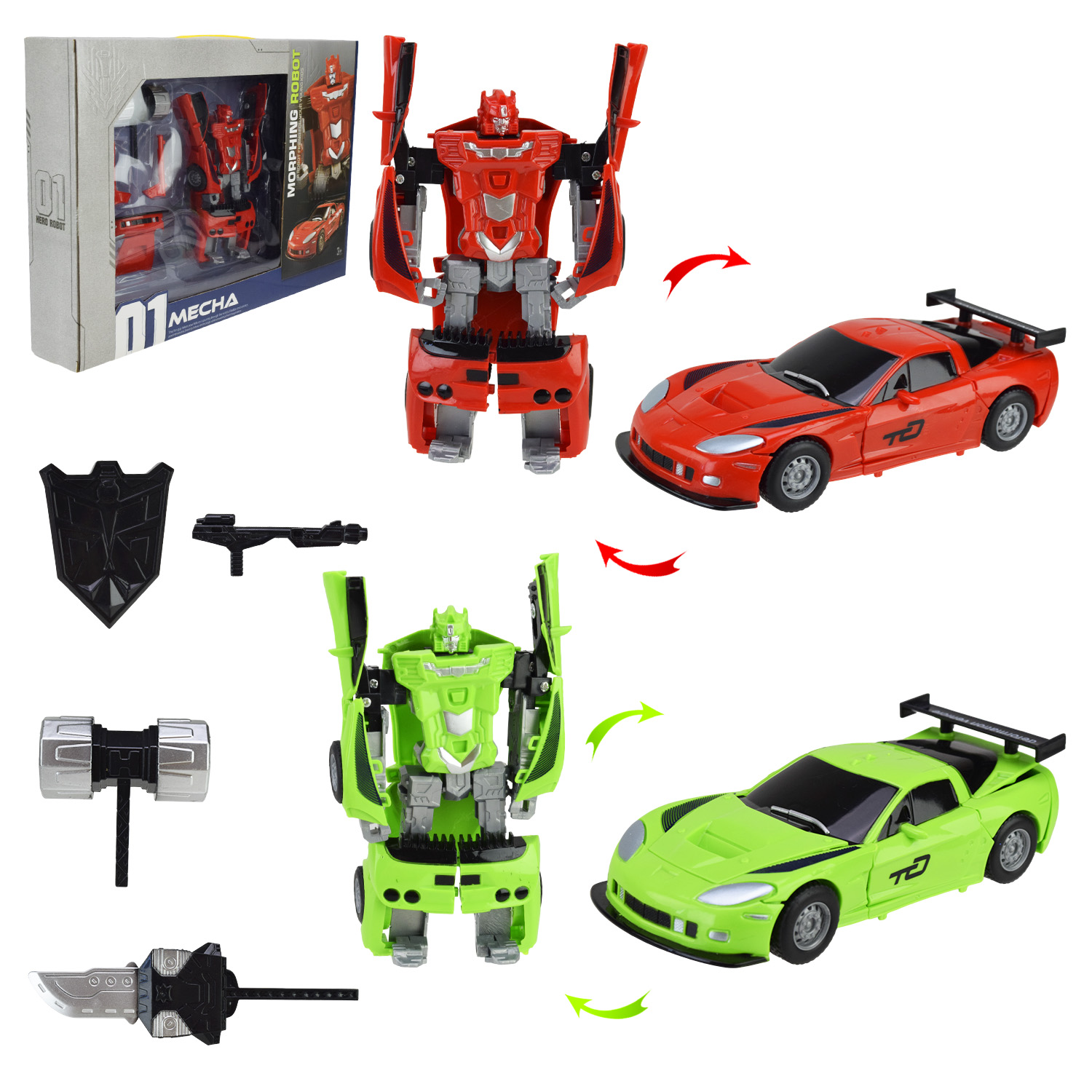 Трансформер арт. A5563-25 (36шт/2)   2кольора,  38,5*26,5*6,5