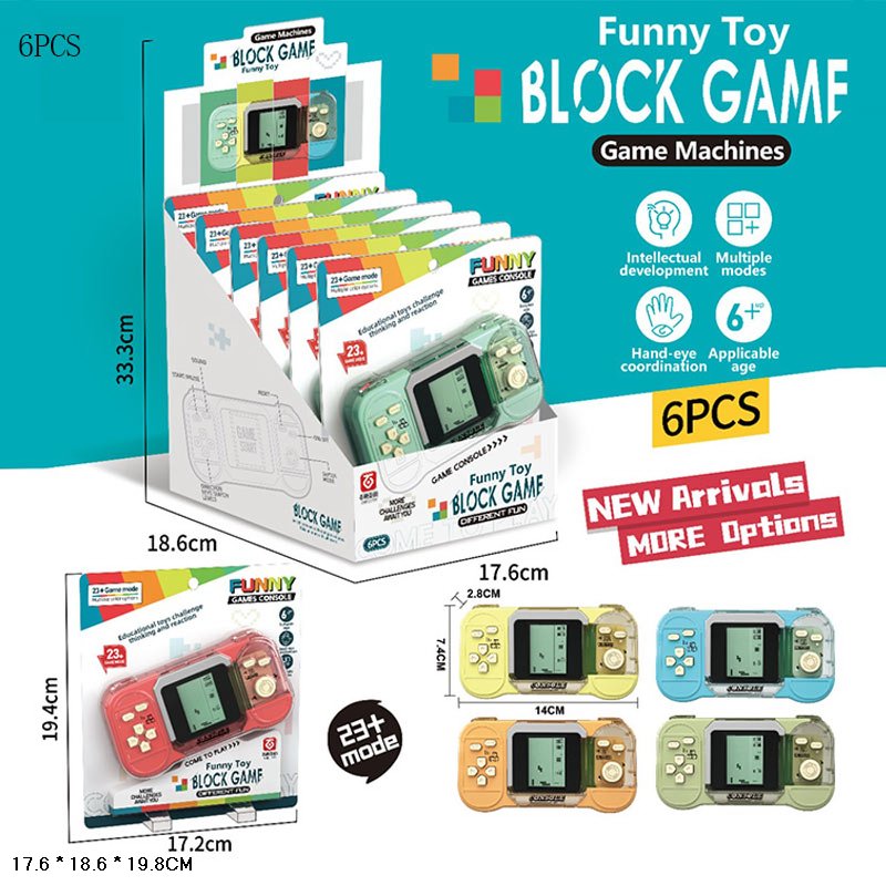 Електронна гра арт. 323-847 (144шт) 5 кольорів, планшет 17,2*19,4см, 24 бокса по 6шт, бокс 17,6*18,6*19см