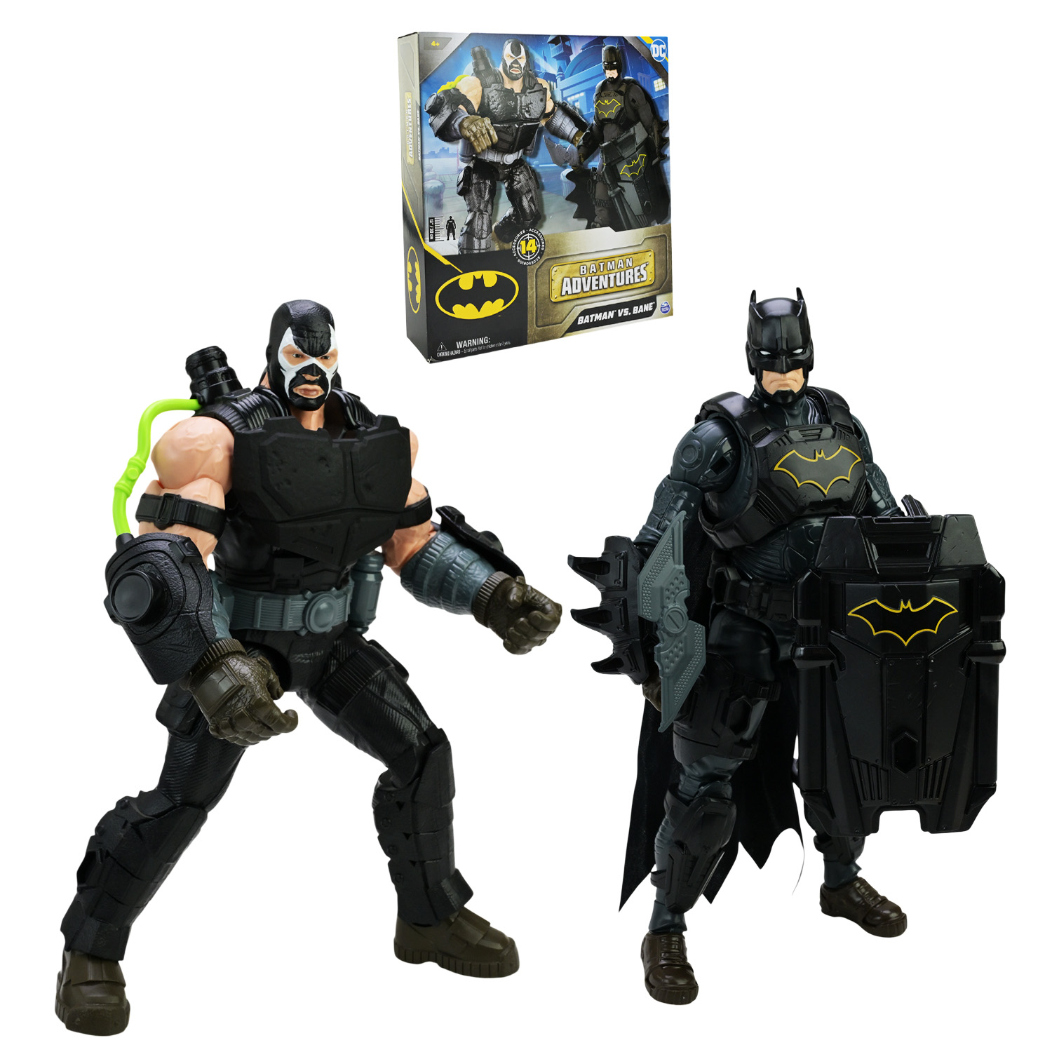 Іграшка фігурка арт. 6069225 (4шт) Batman vs Bane, 30 см, з аксесуарами, у коробці 30,5*6,5*31,5 см