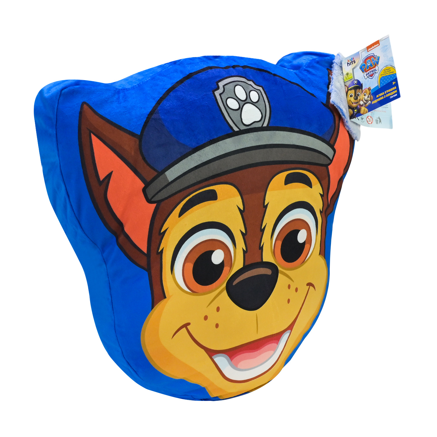 М'яка іграшка з пледом Paw Patrol арт. KH70/001L (8шт) подушка 38*41*7см плед 118*80см світиться в темряві