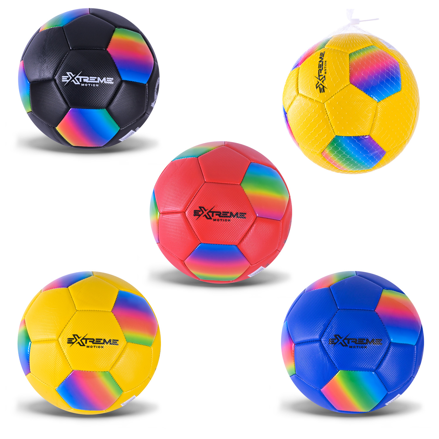 М'яч футбольний арт. FB25727 (60шт)  №5, PVC 340 гр, 4 кольори