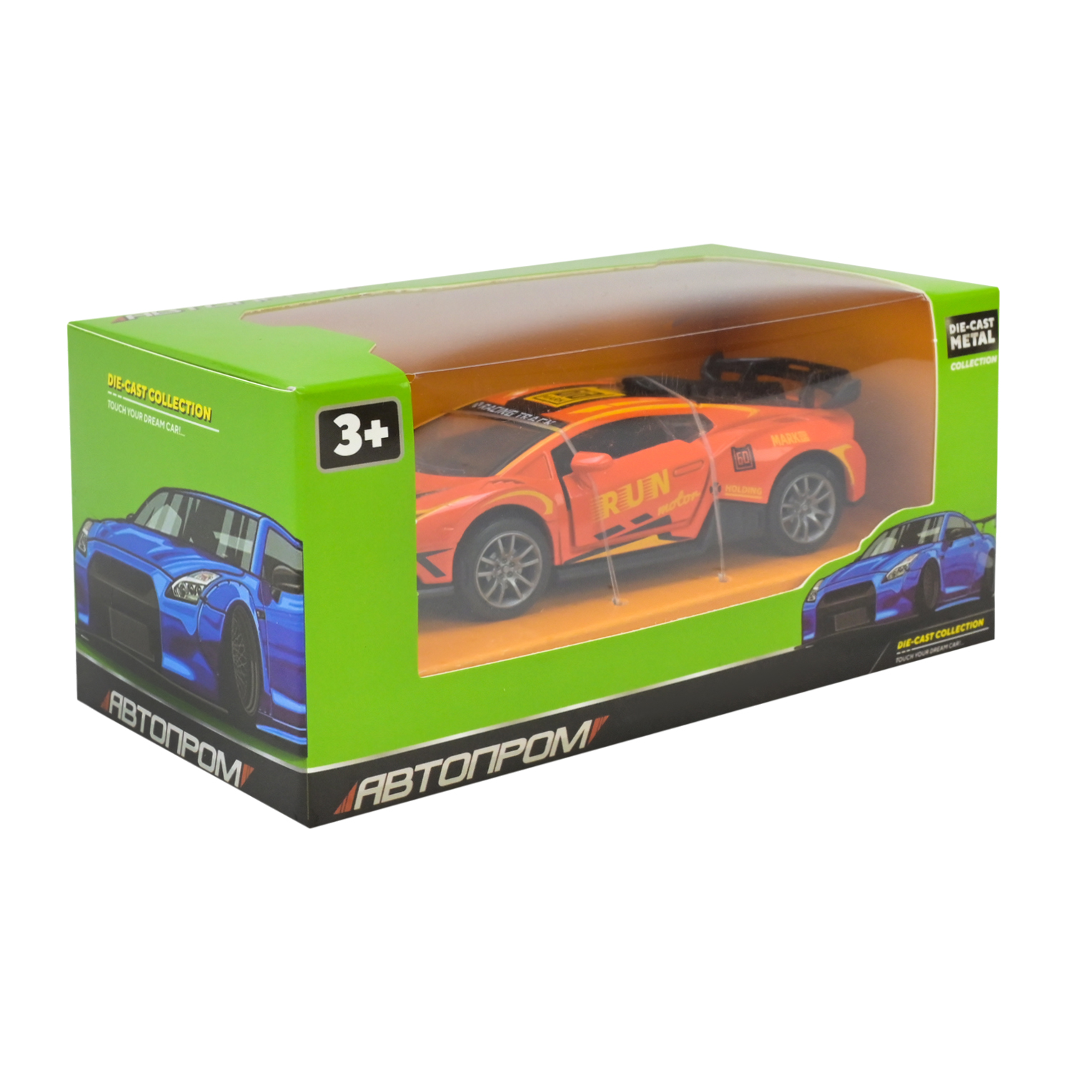 Машина металл арт. AP74183 (96шт/2) "АВТОПРОМ",1:32,3 цвета,откр.двери,в кор.15*8*7см