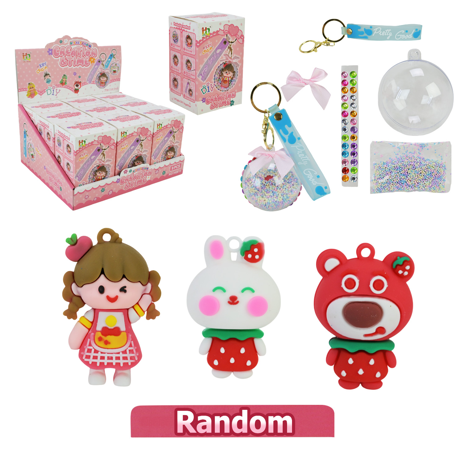 Набір для творчості  арт. HQ815 (144шт) р-р 8*7*12,5см, 16 боксів по 9шт, бокс  26*22*13 см