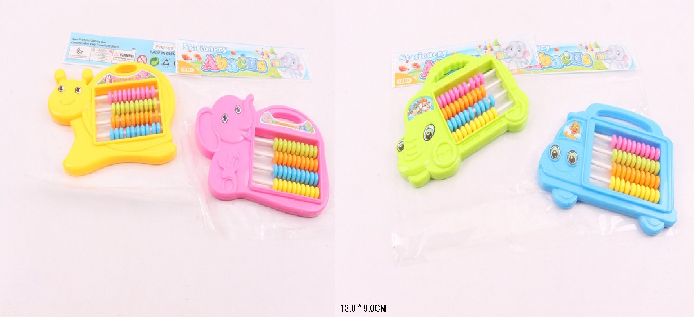 Рахівниця арт. YM011/YM012 (960шт/2) 4 види мікс, у пакеті 15,5*13,5см