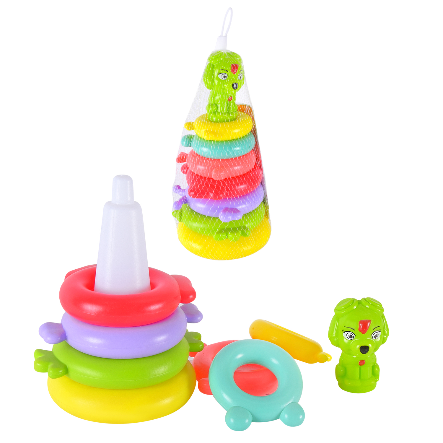 Пірамідка арт. KD824-20 (120шт/2) в сетке 12*12*26см