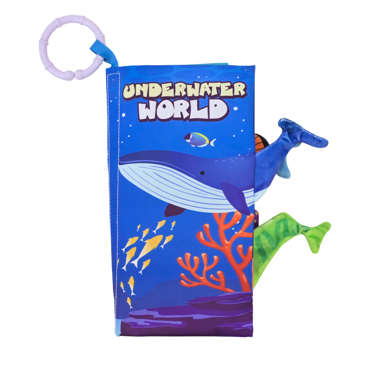 Книга м'яка арт. 7622-15A/B/C (192шт/2) 3 види, тактильна, м'які хвости тварин,р-р 12*23*1,5 см. у пакеті 20*1,5*32 см.