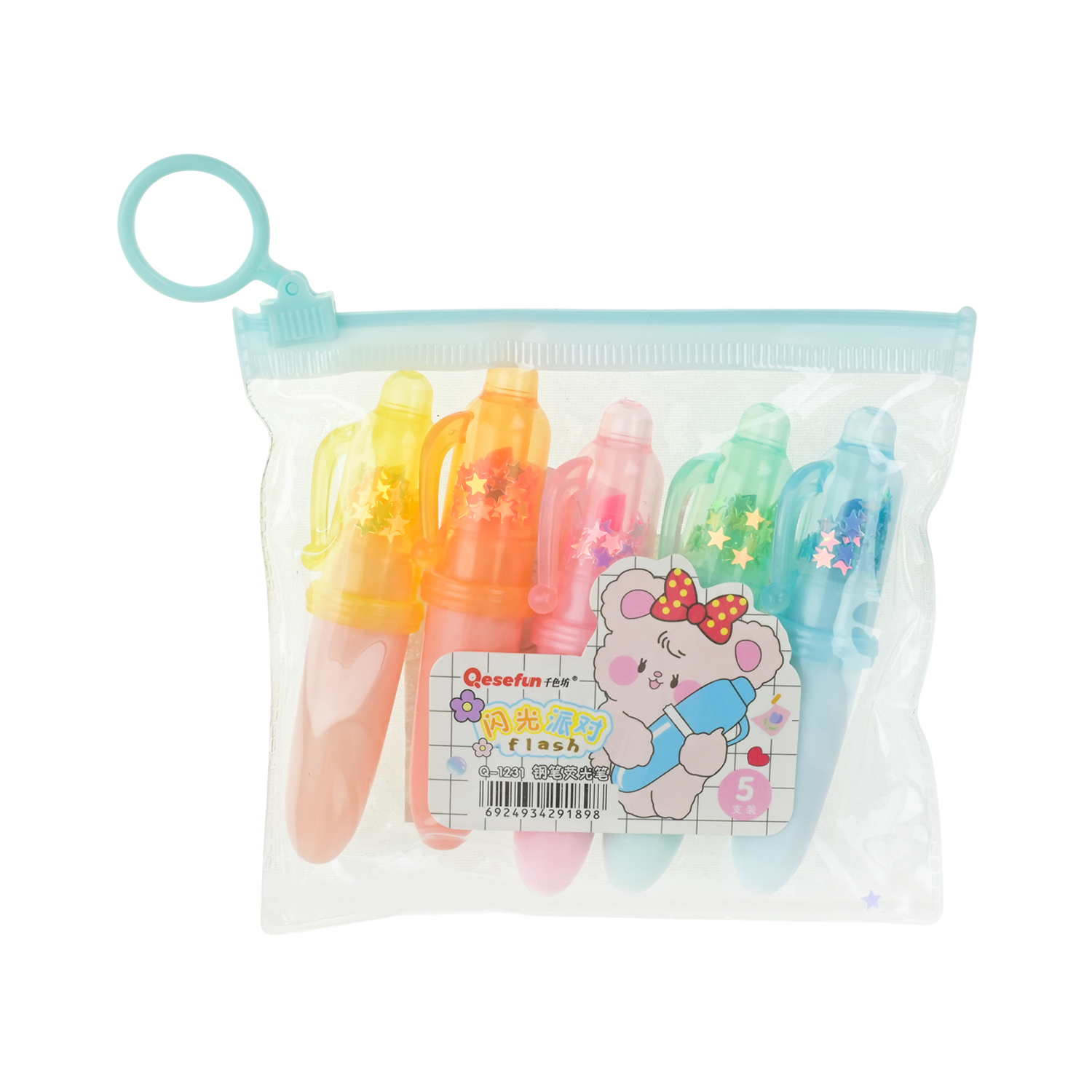 Набір маркерів арт.CE150405 (288шт/2) у наборі 6 кольорів 11,5*1,5*10,5 см, бокс 24*21*9,5 см