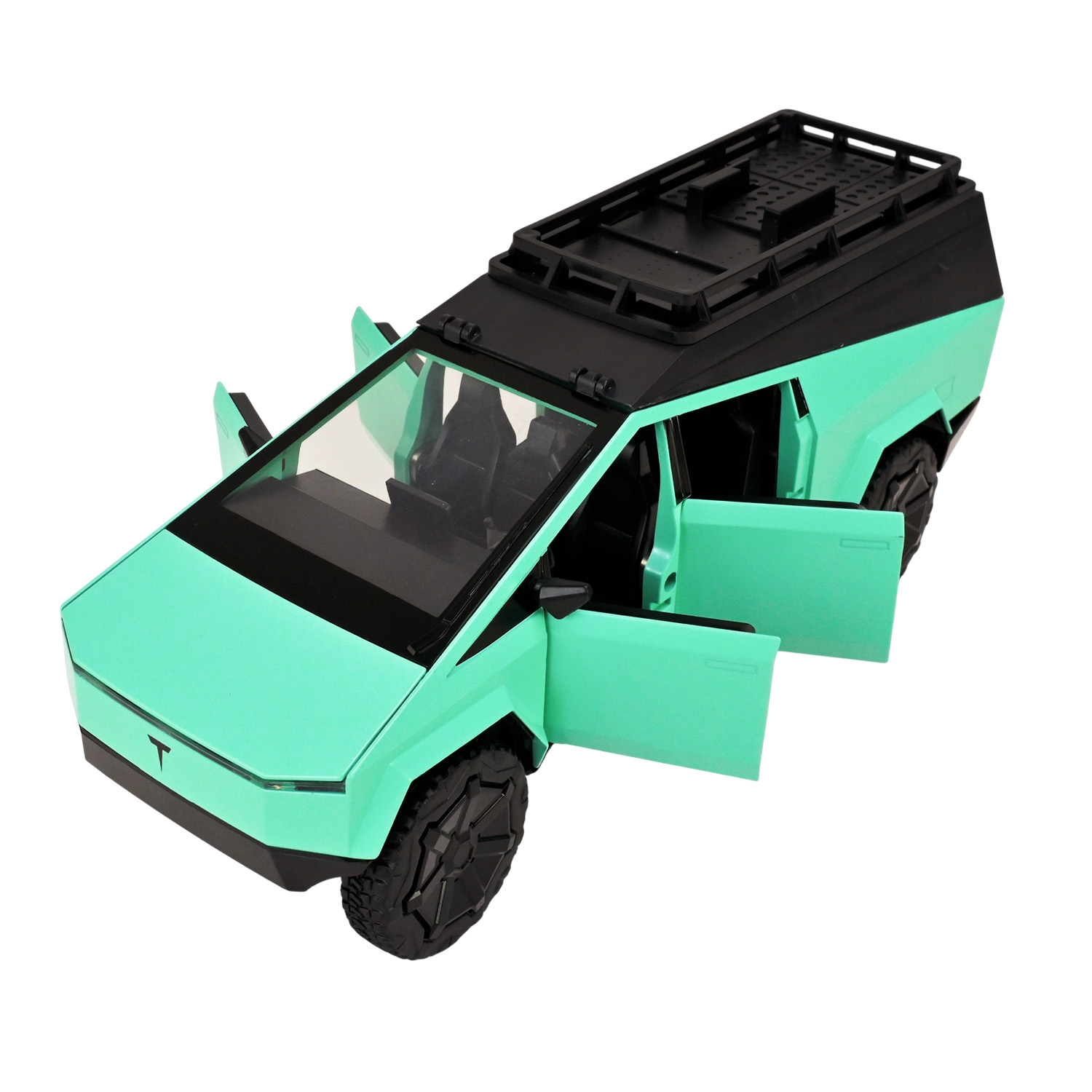 Машина мет. АВТОПРОМ арт. AP7727 (12шт/2) 1:24 Tesla pickups camring, батар,світло,звук,відкр.двері,короб. 28*16*12,8см