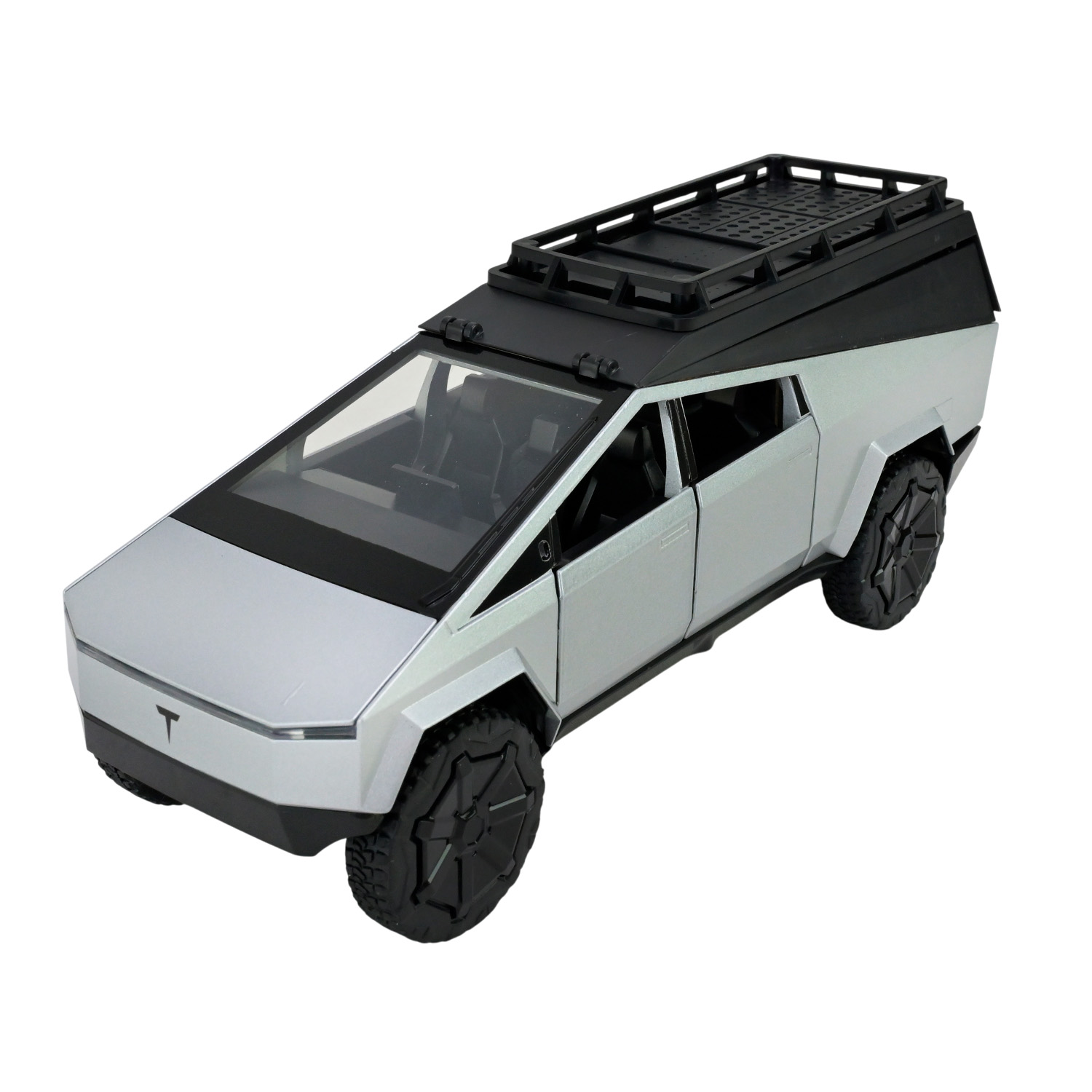 Машина мет. АВТОПРОМ арт. AP7727 (12шт/2) 1:24 Tesla pickups camring, батар,світло,звук,відкр.двері,короб. 28*16*12,8см