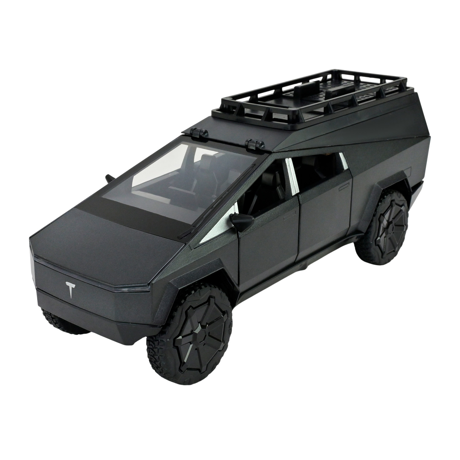 Машина мет. АВТОПРОМ арт. AP7727 (12шт/2) 1:24 Tesla pickups camring, батар,світло,звук,відкр.двері,короб. 28*16*12,8см