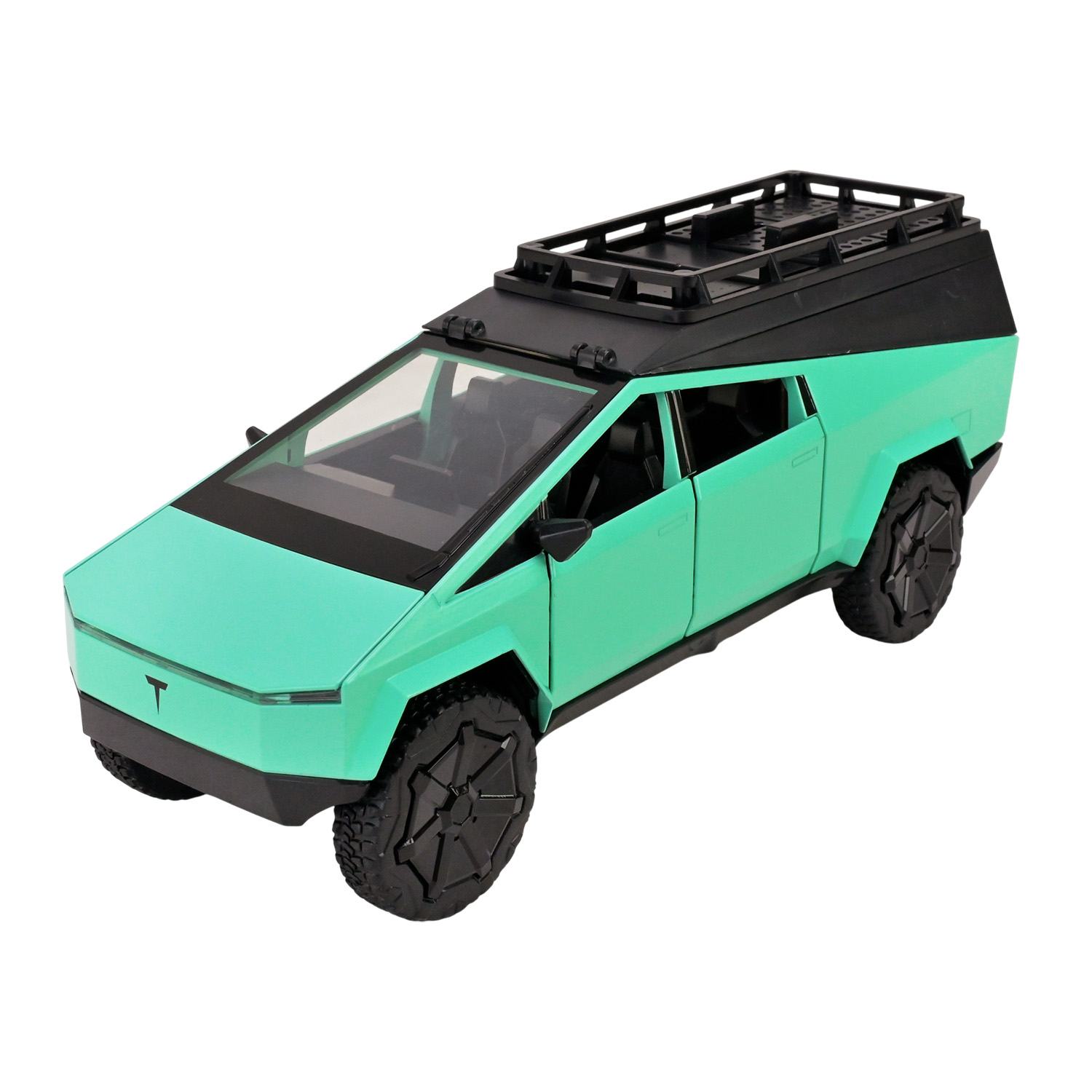 Машина мет. АВТОПРОМ арт. AP7727 (12шт/2) 1:24 Tesla pickups camring, батар,світло,звук,відкр.двері,короб. 28*16*12,8см