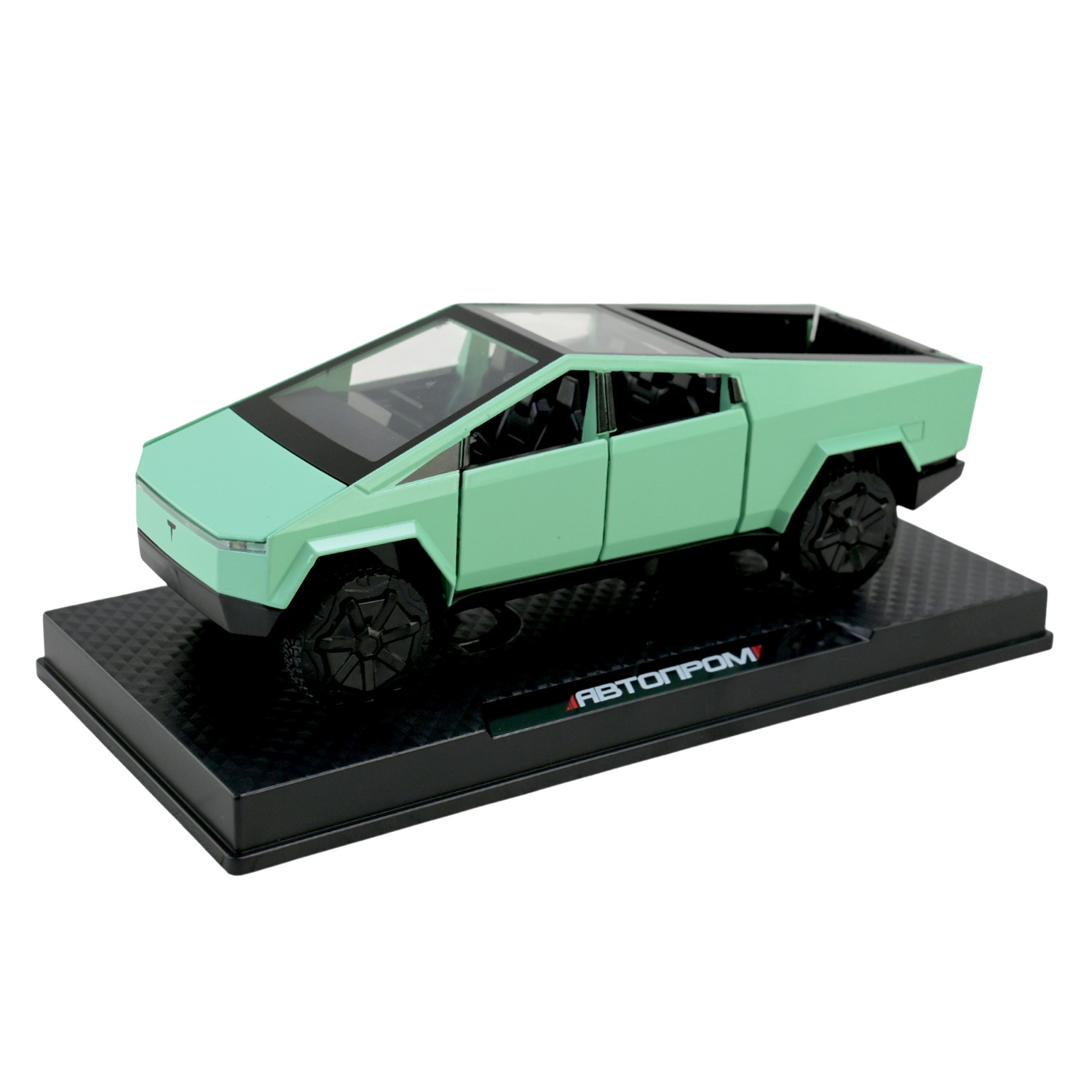 Машина мет. АВТОПРОМ арт. AP74223 (24шт/2) 1:32 Tesla pickup truck beach, батар,світло,звук,відкр.двері,короб. 19,5*9*9см