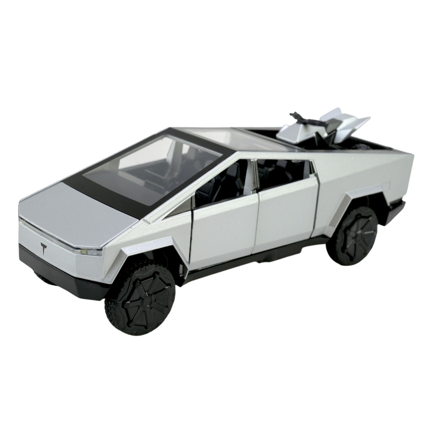 Машина мет. АВТОПРОМ арт. AP74223 (24шт/2) 1:32 Tesla pickup truck beach, батар,світло,звук,відкр.двері,короб. 19,5*9*9см