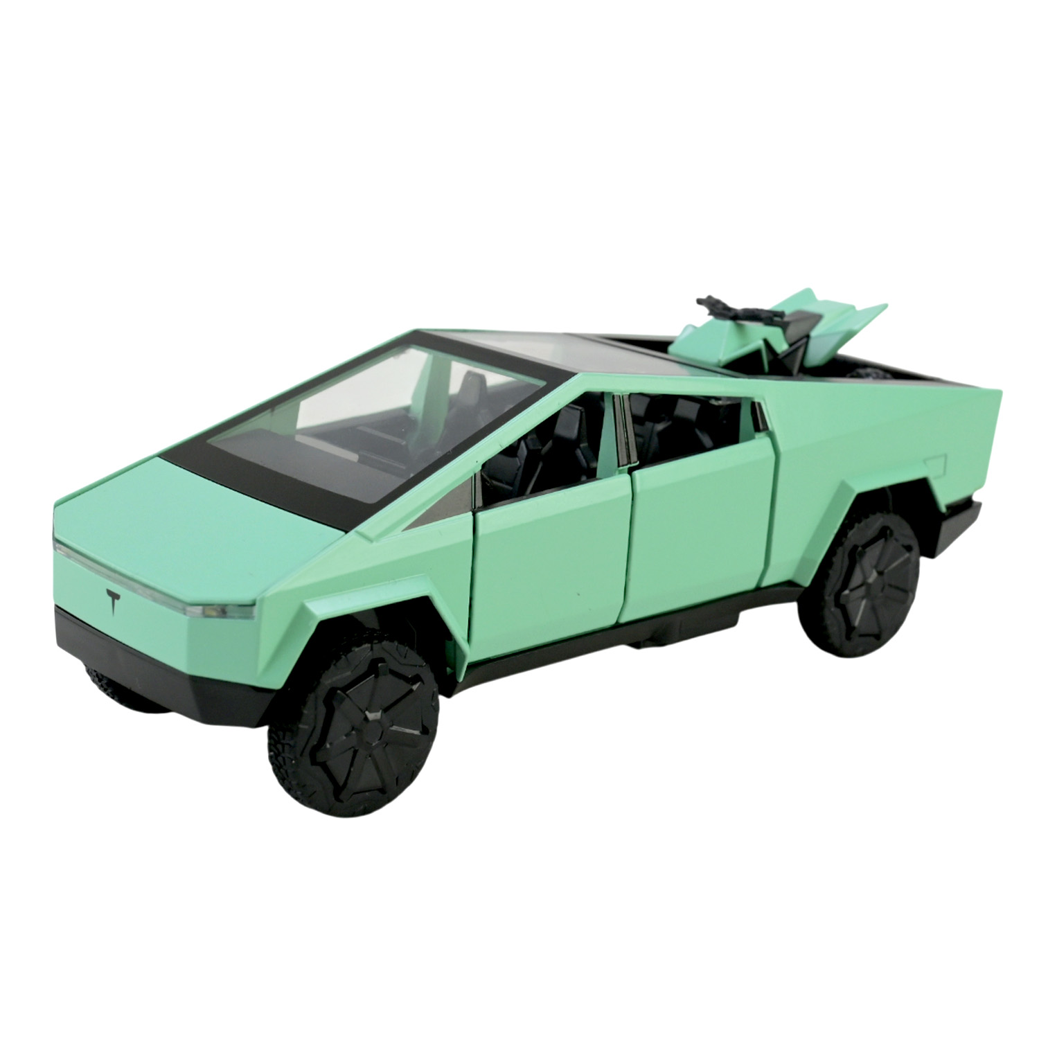 Машина мет. АВТОПРОМ арт. AP74223 (24шт/2) 1:32 Tesla pickup truck beach, батар,світло,звук,відкр.двері,короб. 19,5*9*9см