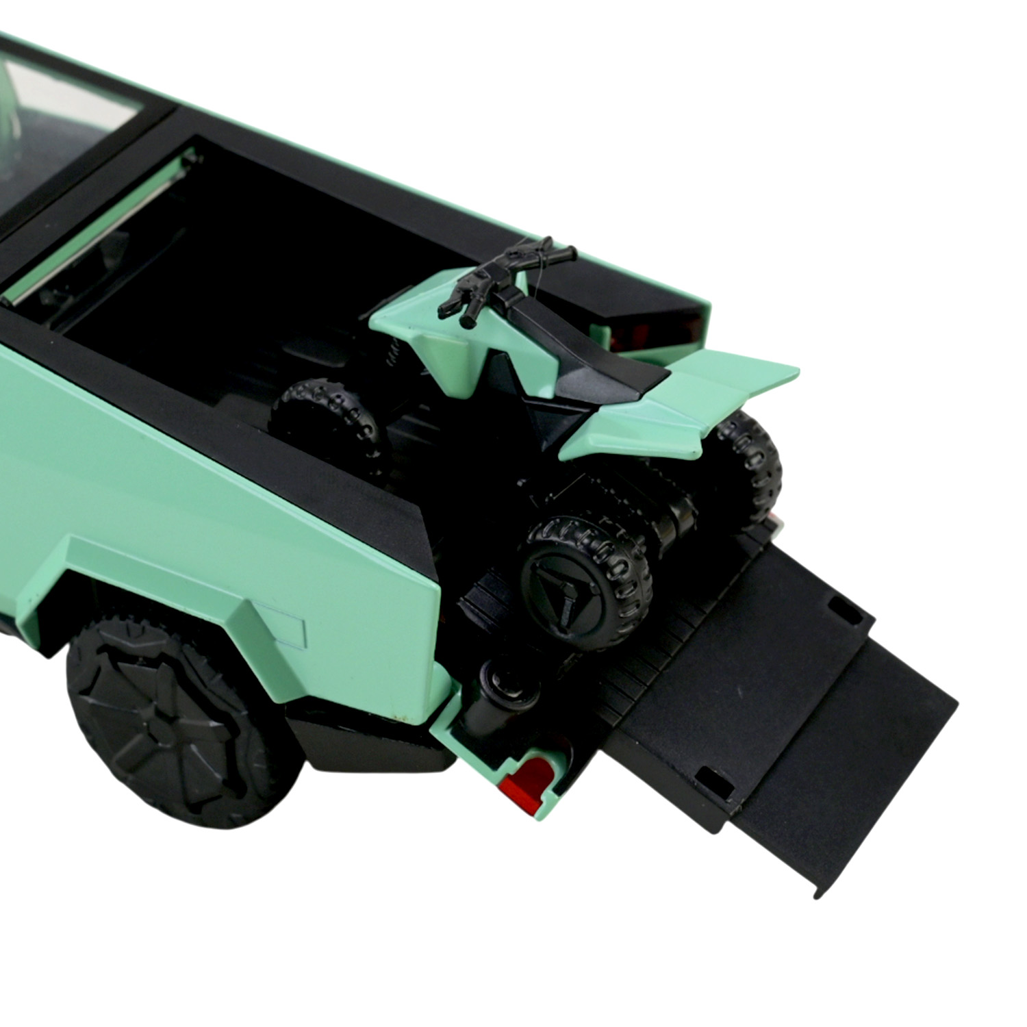 Машина мет. АВТОПРОМ арт. AP74223 (24шт/2) 1:32 Tesla pickup truck beach, батар,світло,звук,відкр.двері,короб. 19,5*9*9см