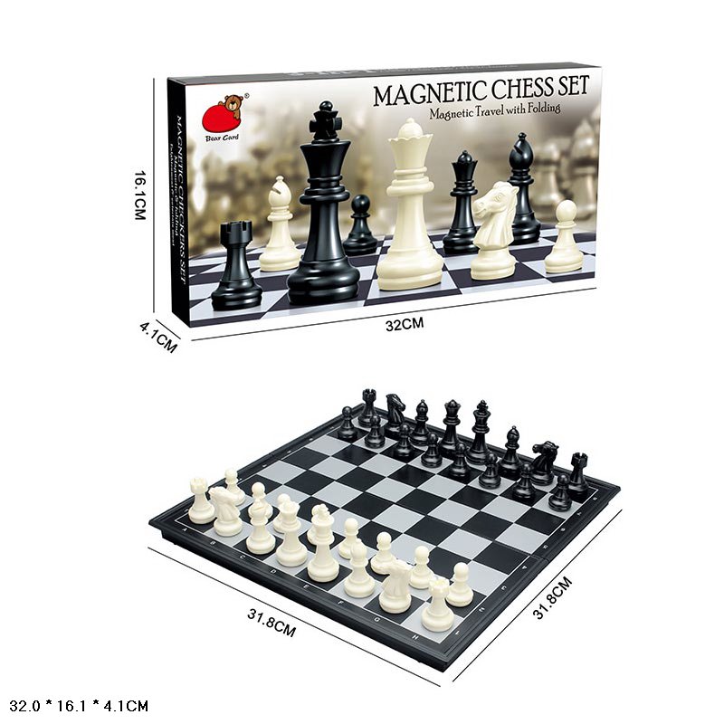 Шахи магнітні арт. 2410-B (36шт)    короб. 32*4,1*16,1см