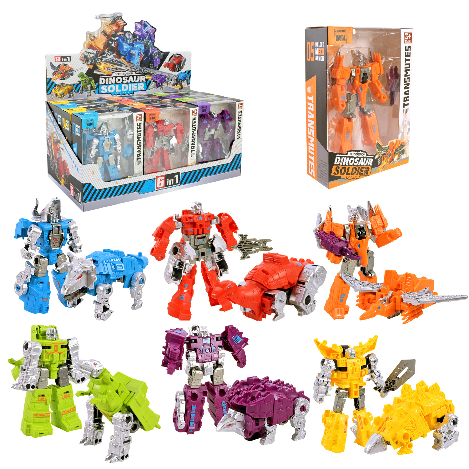 Трансформер арт. HF9001-8 (192шт/2)   12шткороб.13,5*5*17,5см у дисплей боксі 39,7*21*18см диспл