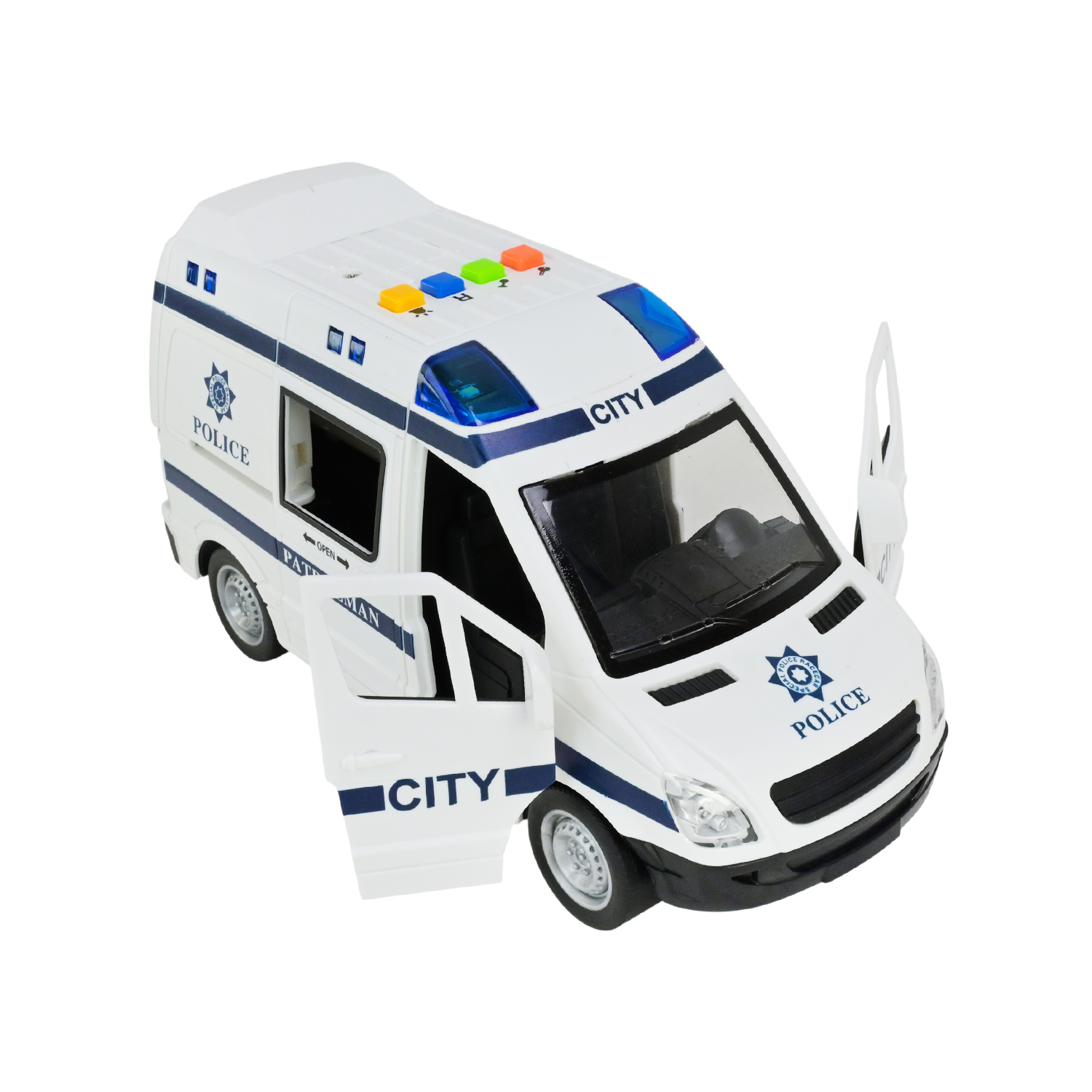 Машина батар. арт. WY590F (36шт) "Поліція" світло,звук,у короб.27*11,5*16,5см