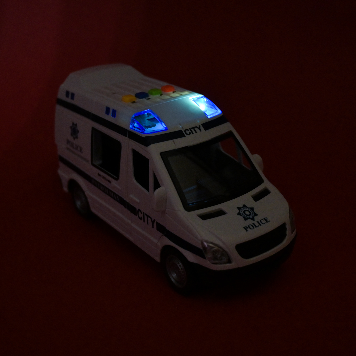 Машина батар. арт. WY590F (36шт) "Поліція" світло,звук,у короб.27*11,5*16,5см