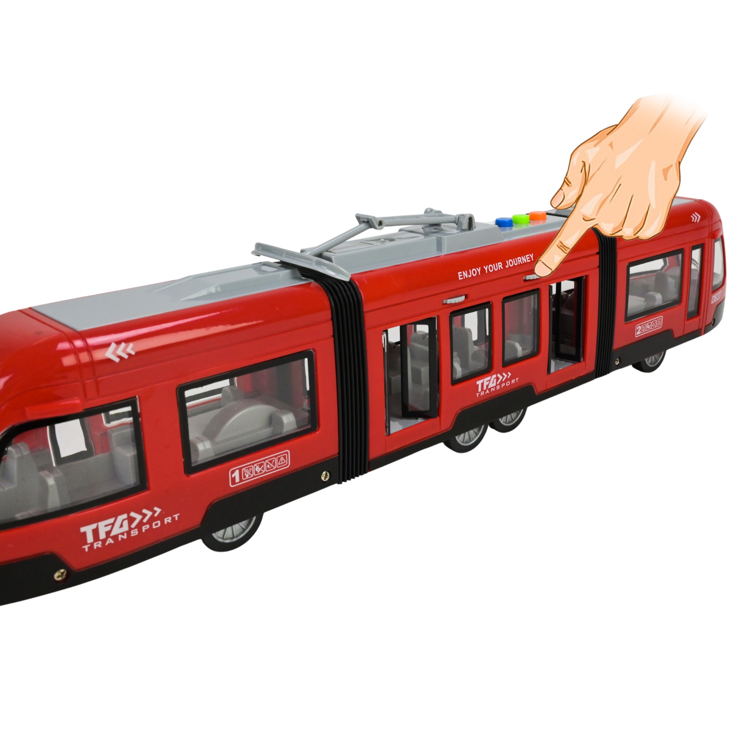 Поїзд батар.арт. WY930AB (18шт) світло,звук,2 кольори у короб.48*10,5*16,5см