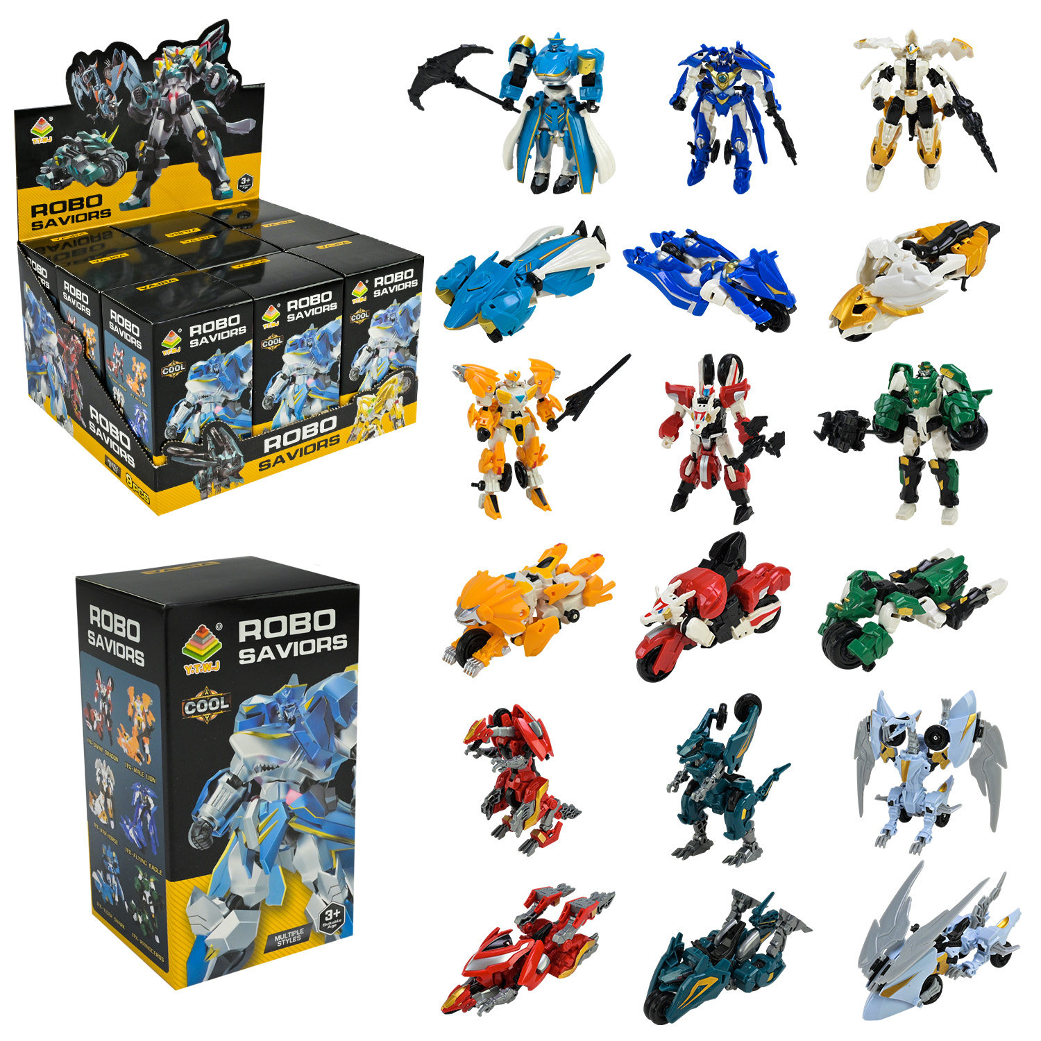 Трансформер арт. YT138-18 (108шт) 9 шт у дисплеї 28*25,6*16,7см