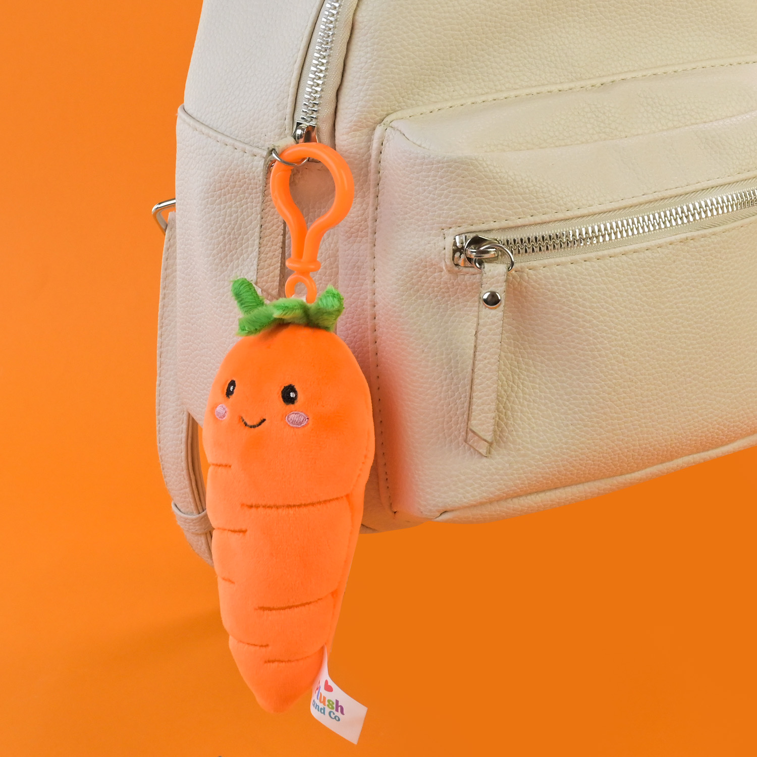 М'яка іграшка Plush and Co брелок арт. PLC25085 (50шт) Морква 13см