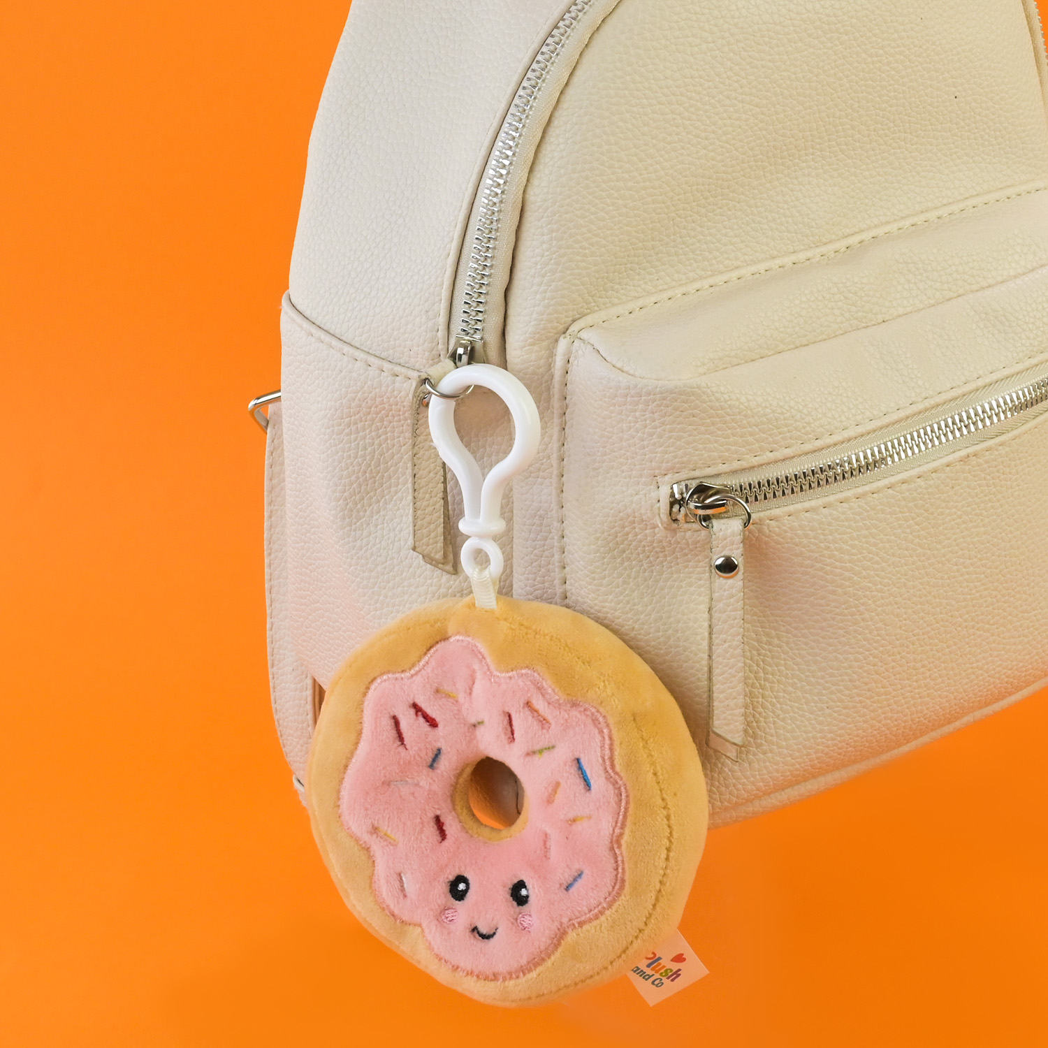 М'яка іграшка Plush and Co брелок арт. PLC25087 (50шт) Пончик 10см