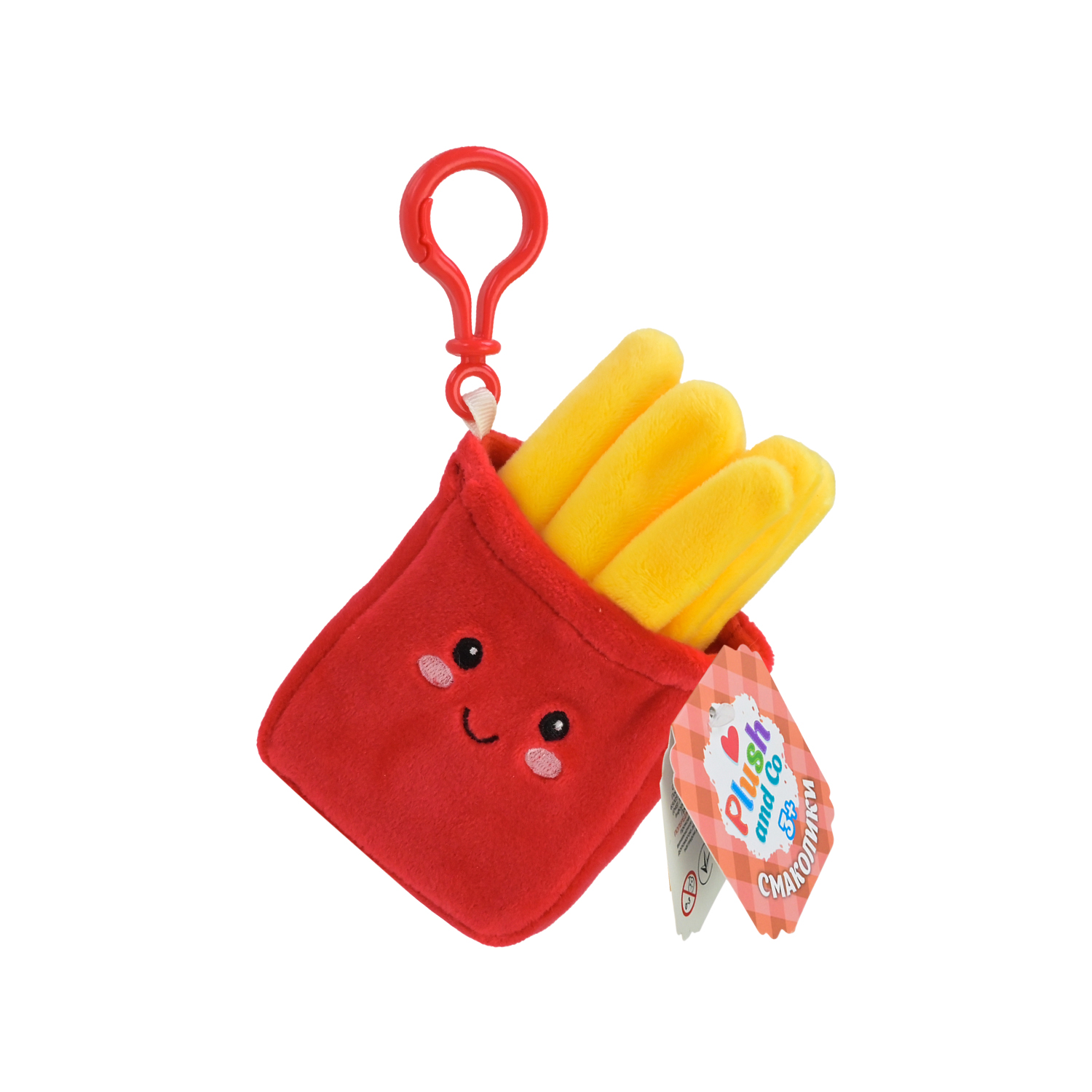 М'яка іграшка Plush and Co брелок арт. PLC25089 (50шт) Картопля фрі 13см