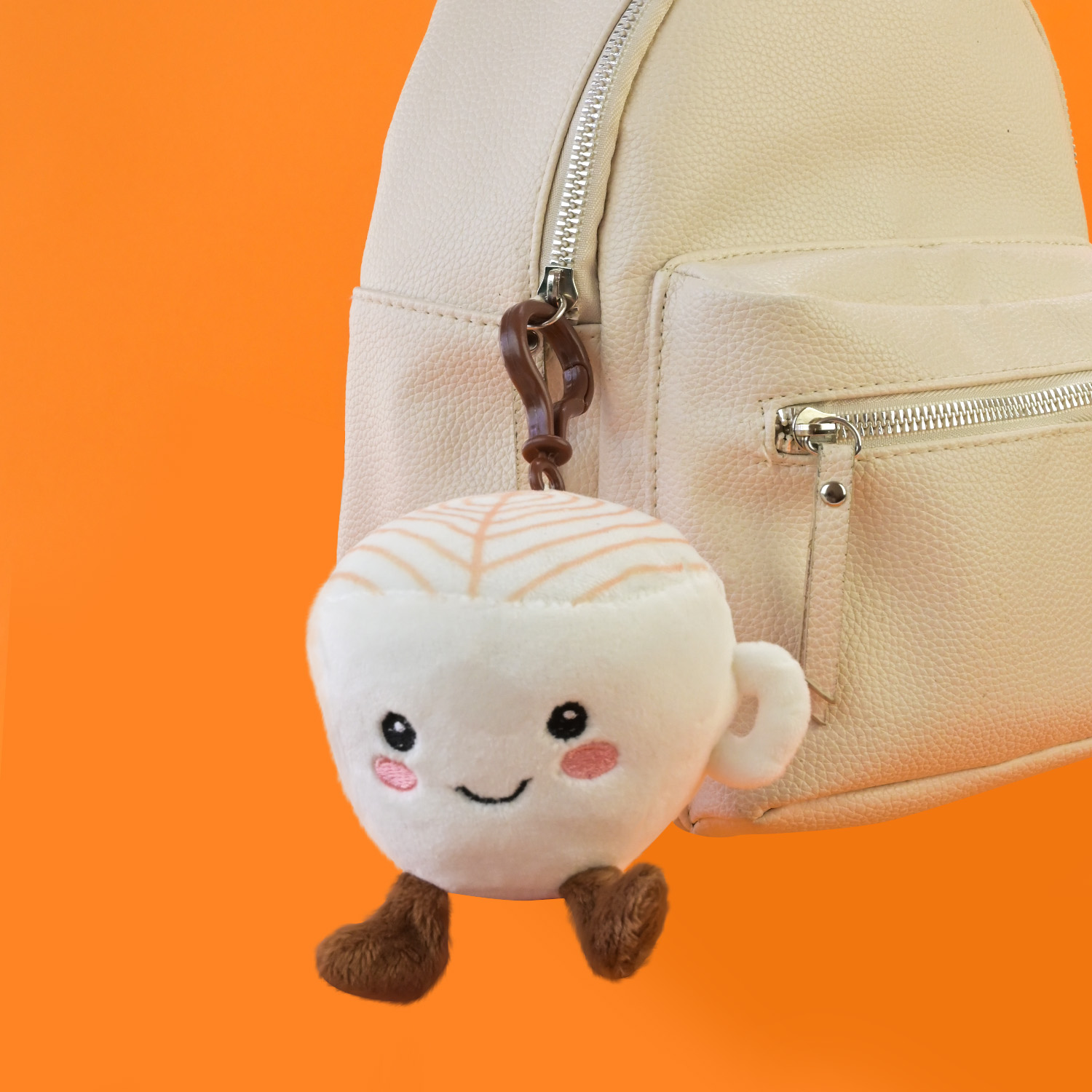 М'яка іграшка Plush and Co брелок арт. PLC25091 (50шт) Кава Латте 8см