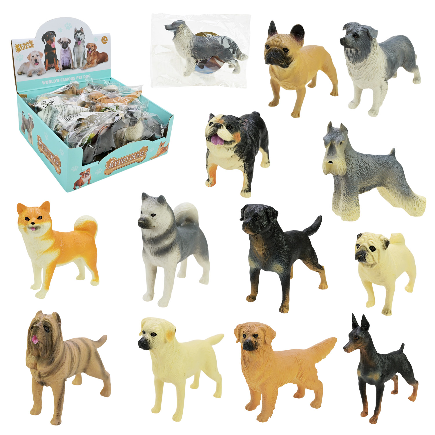 Тварини песики арт. TBS086 (432шт/2) р-р 7*6 см, 36дисп бокс по 12шт 20*7,5*18см.