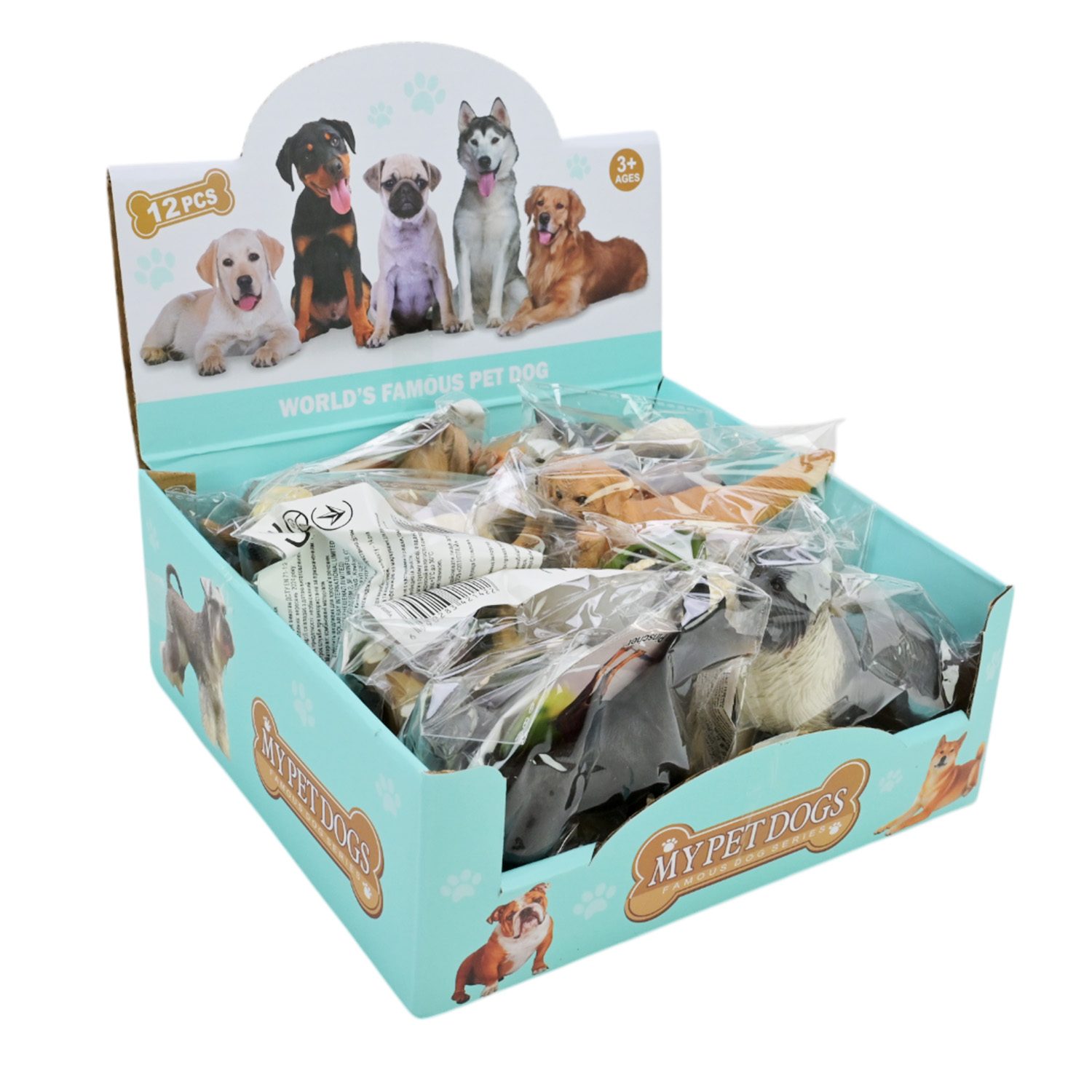 Тварини песики арт. TBS086 (432шт/2) р-р 7*6 см, 36дисп бокс по 12шт 20*7,5*18см.