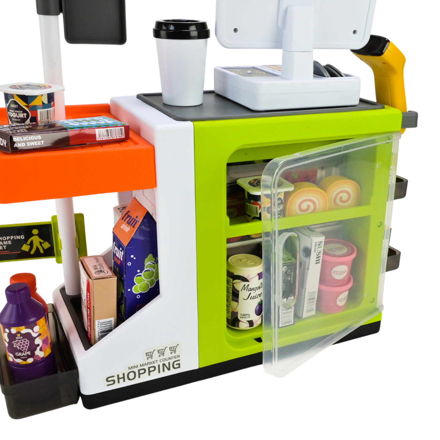 Супермаркет набір арт. 668-172 (18шт/2) батар, 46 предметів, світло, звук , каса, аксес 47*66*20,5 см