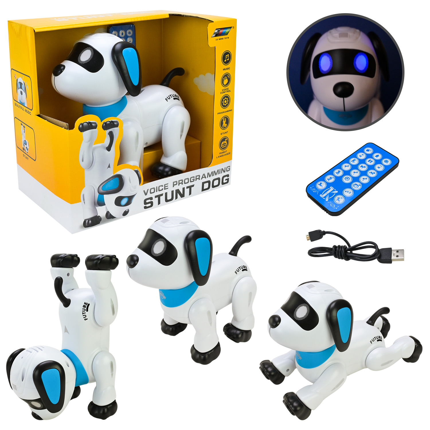 Робот-собака р/к арт. K21 (12шт) батар., світ.,звук, р-н іграш. 16 * 10.5 * 18 см, короб.  22*14*20.5 см